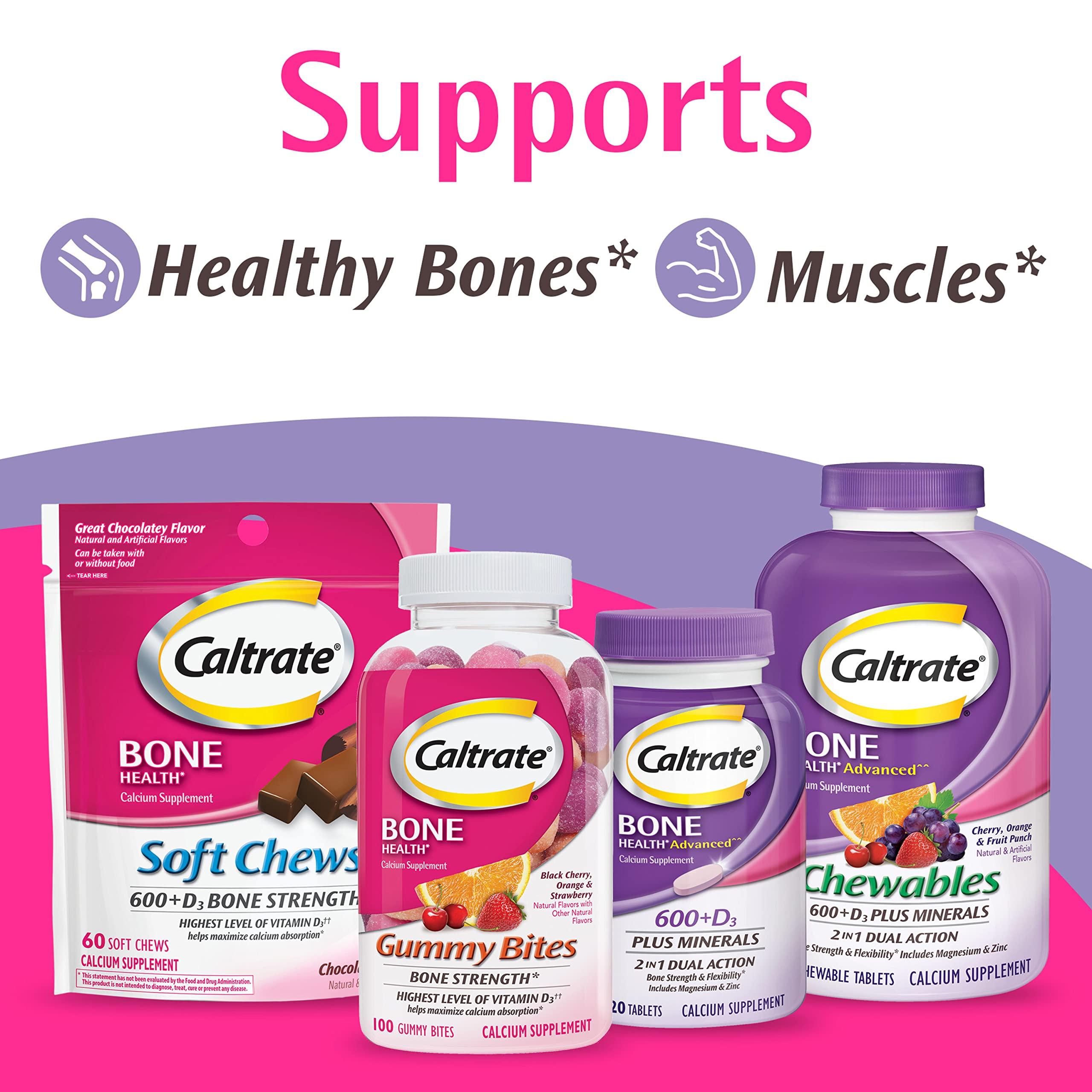 Caltrate 600 Plus D3 Calcium and Vitamin D Supplement Tablets, Bone Health Supplements for Adults - 200 Count - Image 9
