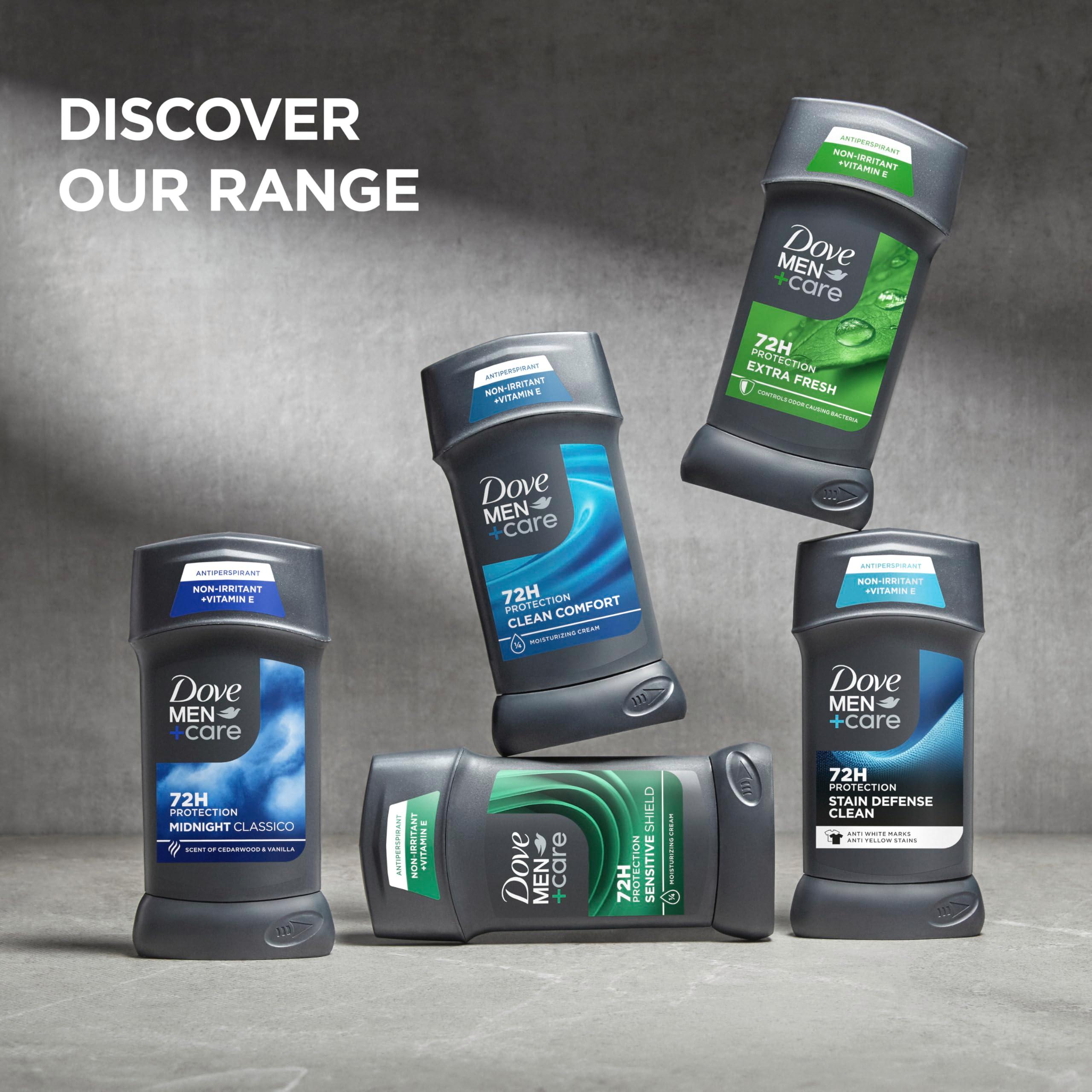 Dove Men+Care Extra Fresh Men's Antiperspirant Deodorant Stick Extra Fresh Twin pack With 72-hour sweat & odor protection with 1/4 Moisturizing Cream & Long-lasting Citrus Scent 2.7 oz - Image 6