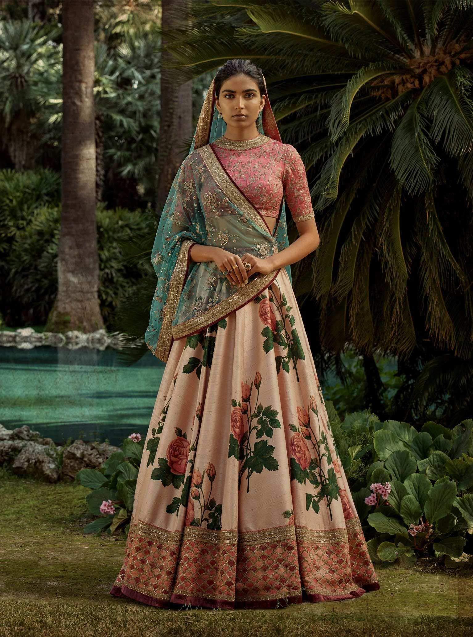 stylishfashion Bollywood Designer lehnga Women's Semi Stitched lengha Pink and Silk Embroidery Heavy lehenga Choli - Image 7