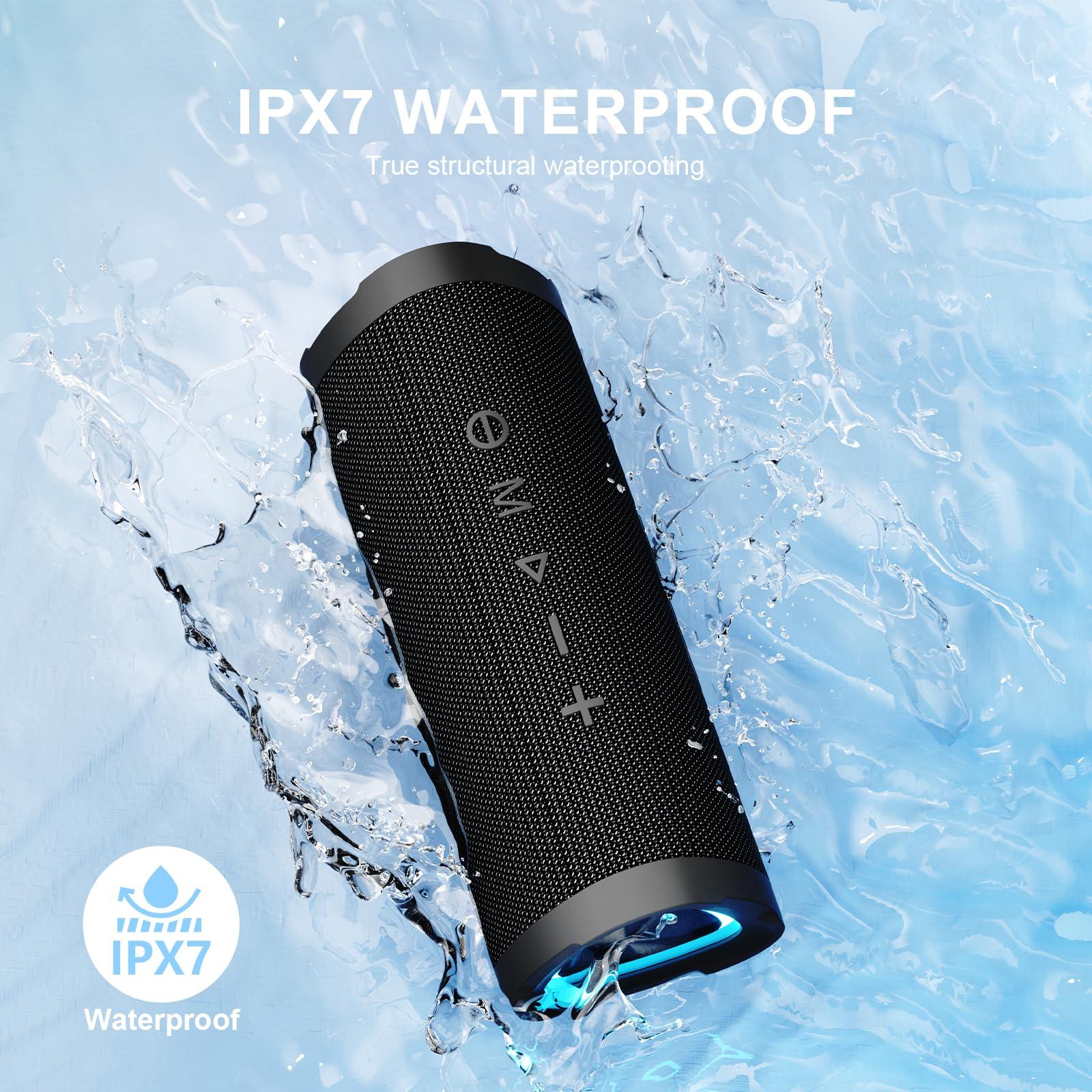 Vanzon Bluetooth Speakers, V40 Portable Wireless Speaker V5.0 with 24W Loud Stereo Sound, 24H Playtime, TWS & IPX7 Waterproof, Suitable for Travel, Home and Outdoors - Image 2
