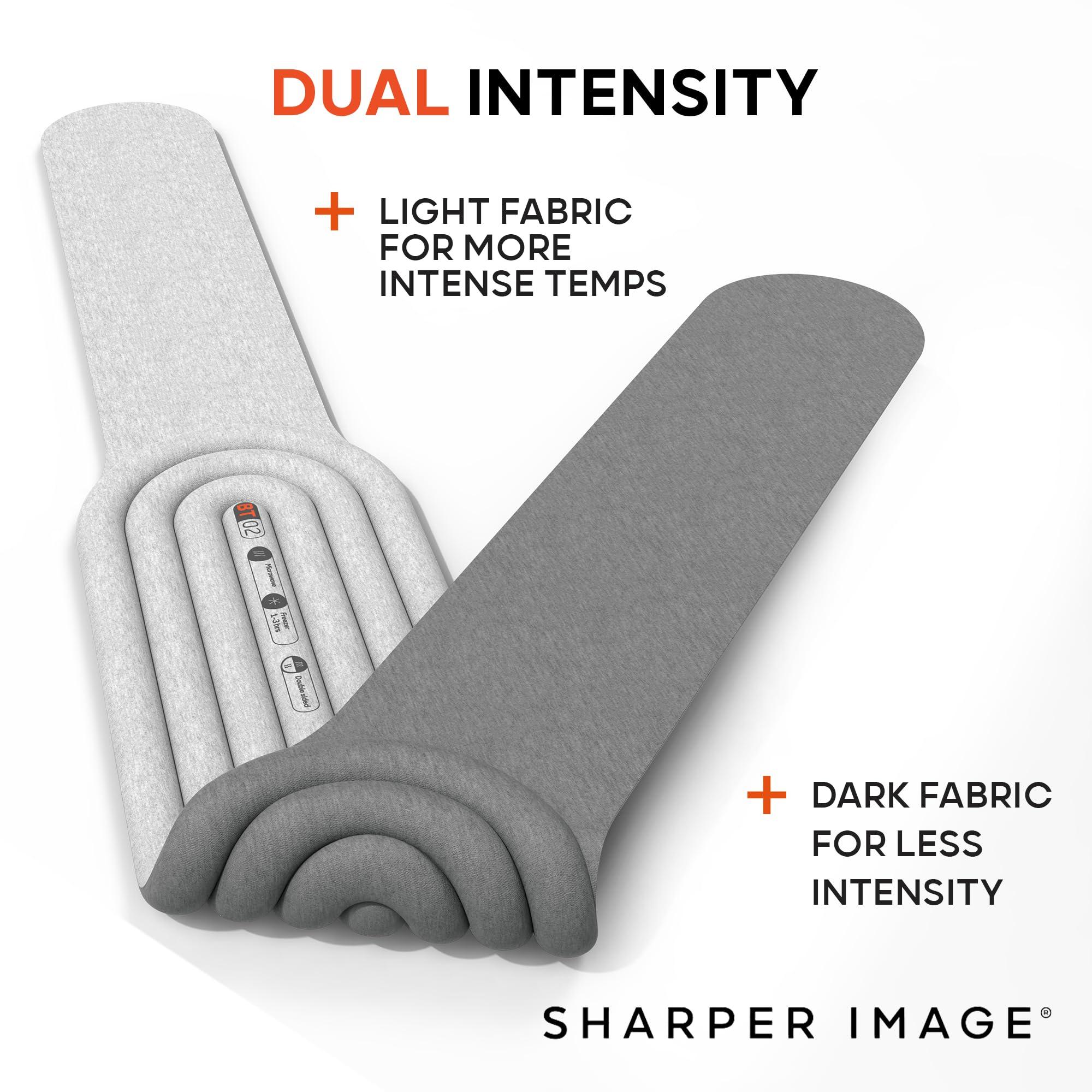 Sharper Image® Hot + Cold Back Wrap, Adjustable Fit, Soothing Heat & Revitalizing Cold Therapy, Portable Ice Pack, Workout Soreness Recovery Compression, Lumbar Heating Pad, Period Cramp Pain Relief - Image 5