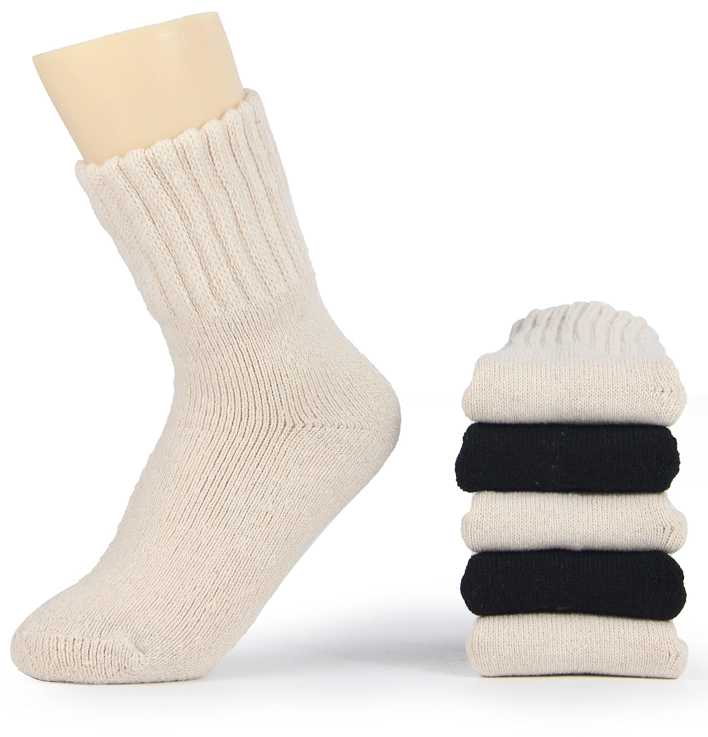 BomKinta Boot Socks for Women Winter Solid Thick Warm Socks Cozy Crew Socks Christmas Gift - Image 2