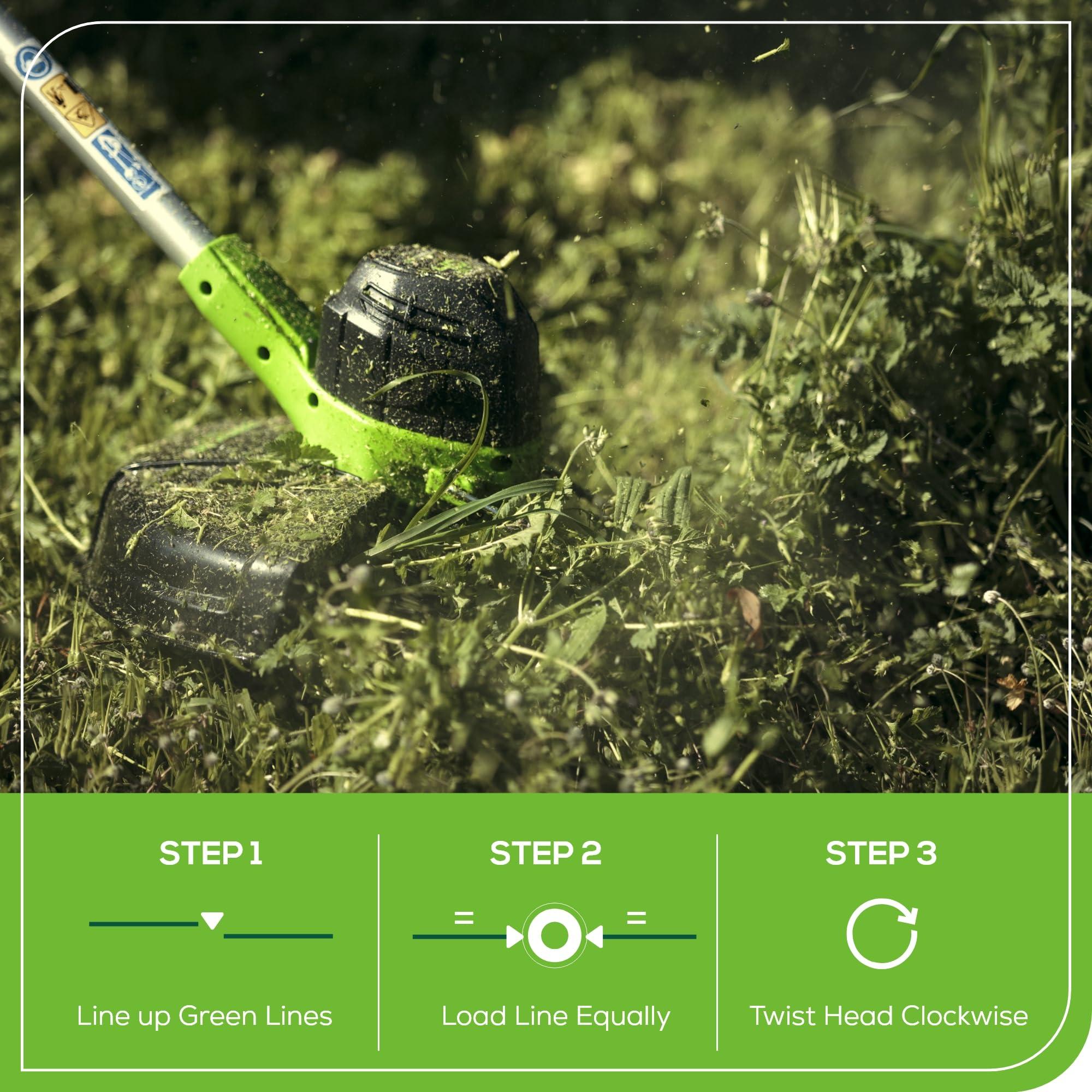 Greenworks 40V Cordless String Trimmer + Leaf Blower Combo Kit, 2.0Ah Battery and Charger Included - Image 8