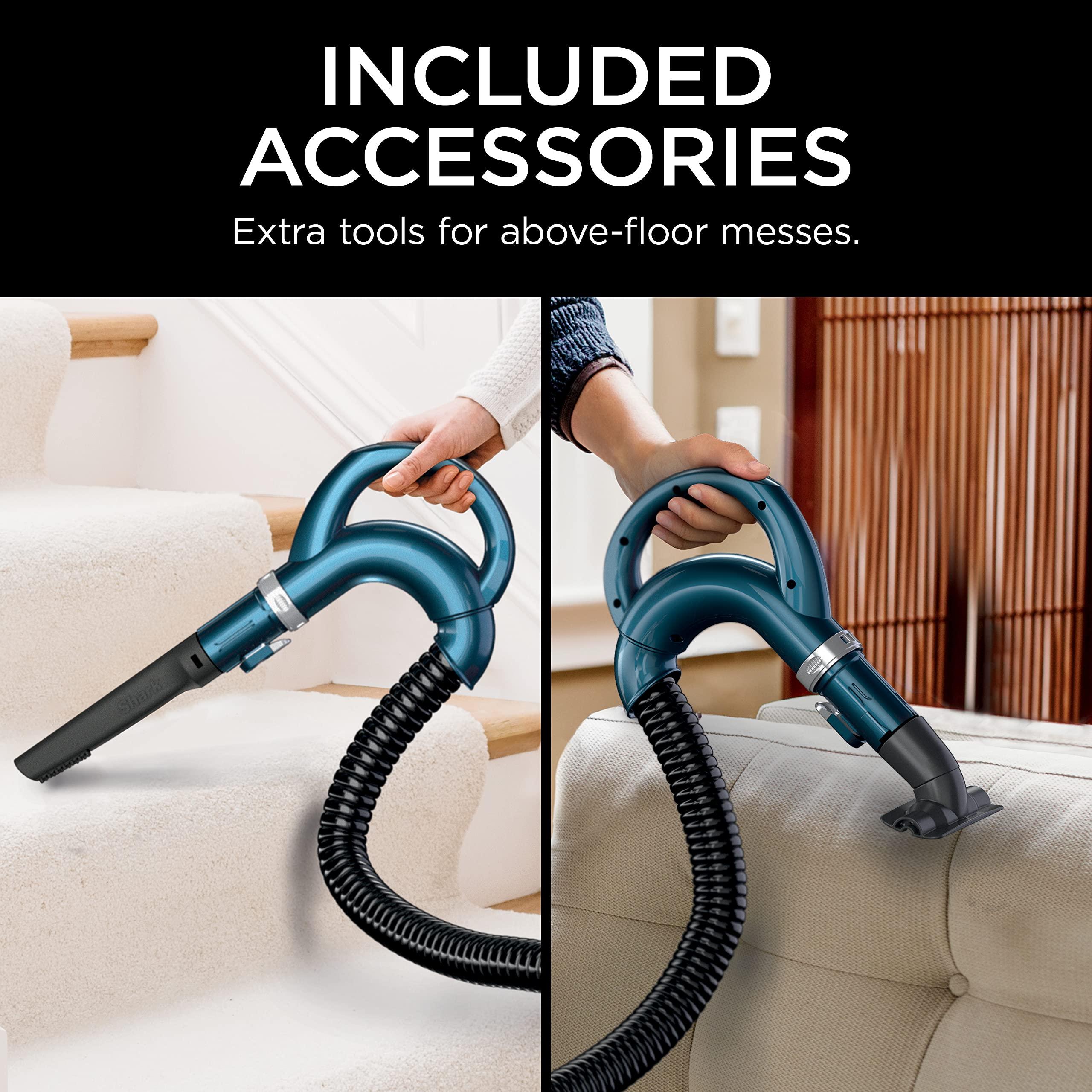Shark Upright Vacuum, Navigator Lift-Away with Self-Cleaning Brushroll, HEPA Filter, Swivel Steering, Upholstery Tool & Pet Crevice Tool, Perfect for Pets & Multi-Surface, Teal, ZU503AMZ - Image 6