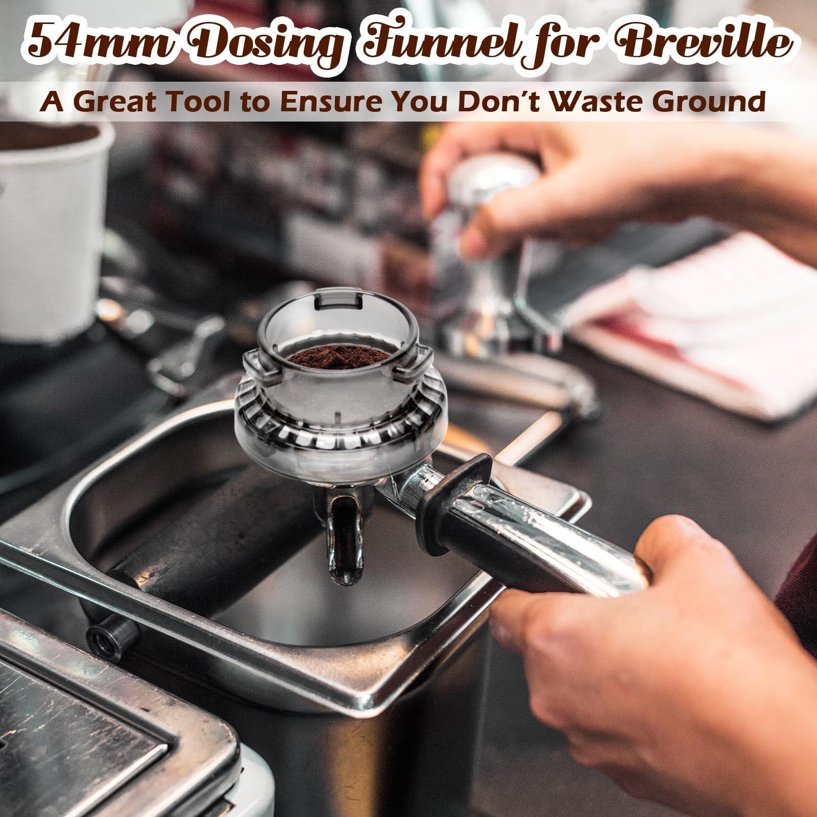 54 mm Dosing Funnel for Breville Barista Portafilters, Pletpet Dosing Funnel with 53.5mm Puck Screen Kit for Breville Espresso Accessories to Reduces The Mess - Image 7