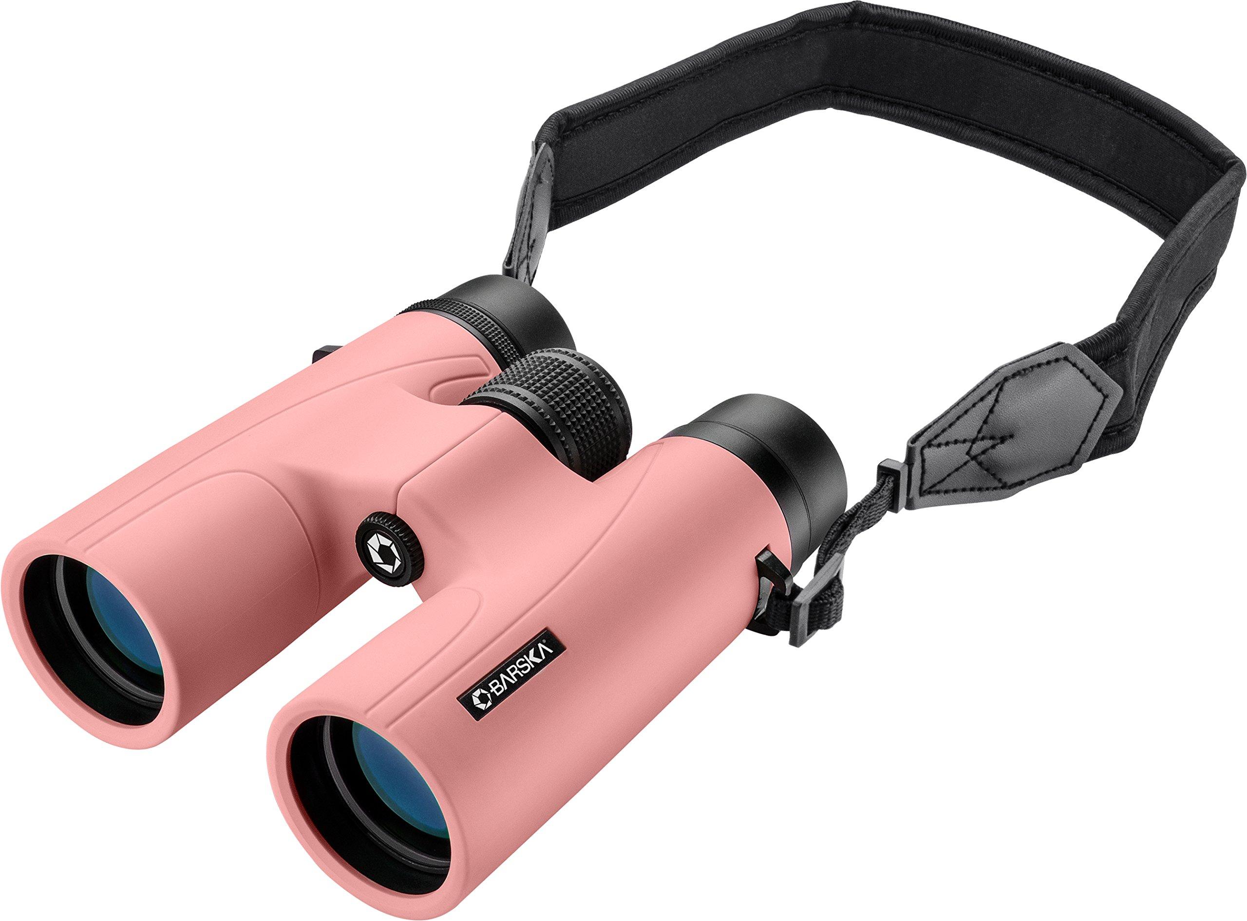 Barska Crush 10x42 Shockproof Lightweight Colorful Binoculars Fully-Multi Coated for Hunting, Hiking, Concerts, Sports with Carrying Case & Neck Strap - Image 7