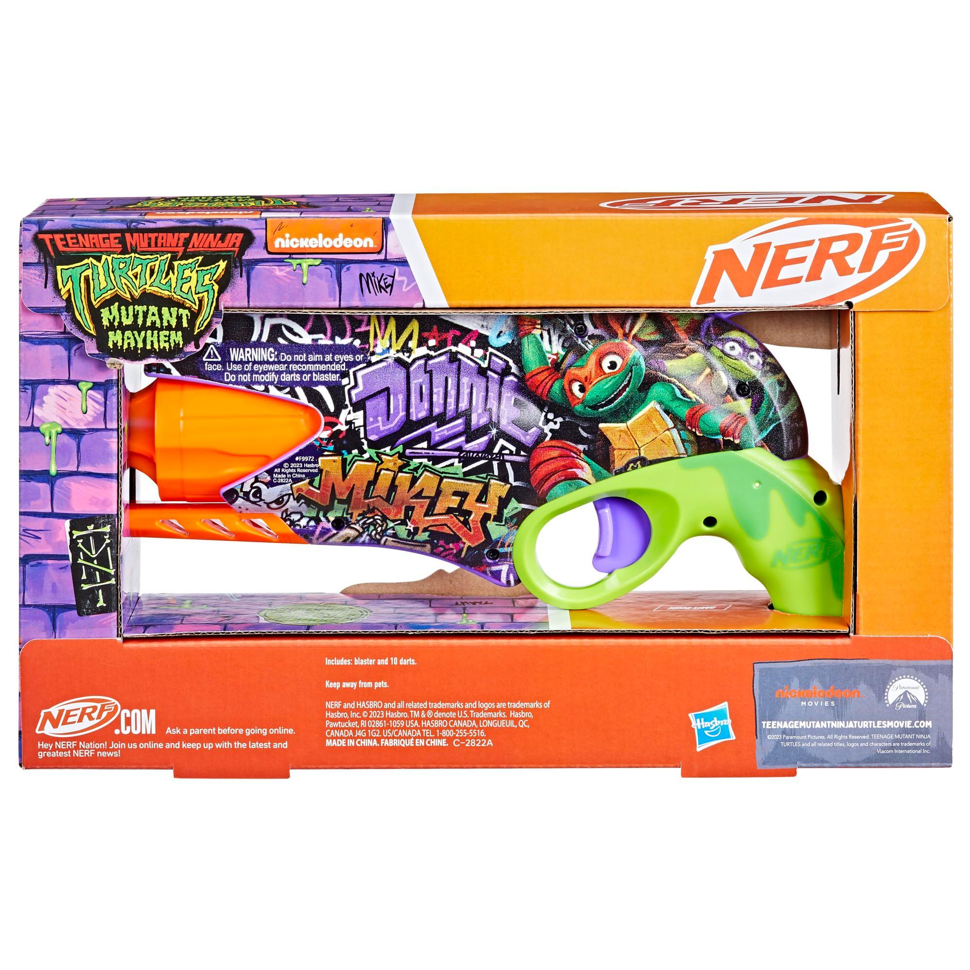 Nerf Teenage Mutant Ninja Turtles Blaster, 10 Elite Darts, Toy Foam Blasters, Ages 8 and Up - Image 13