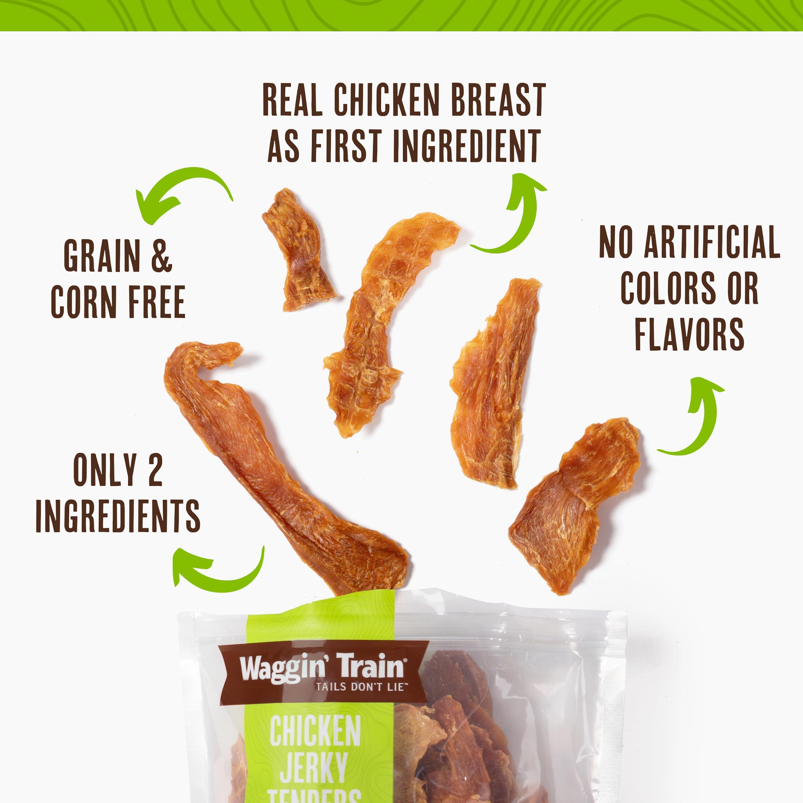 Waggin' Train Chicken Jerky for Dogs - Limited Ingredient Dog Treats for Dogs 30 oz. Pouch - Image 4