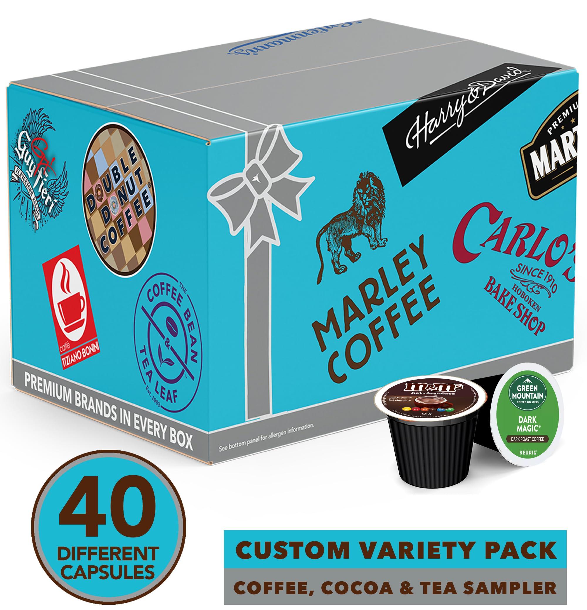 Perfect Samplers Coffee, Tea, Cider,Cappuccino For Keurig K Cups Brewers, Mix 40 Count - Image 2