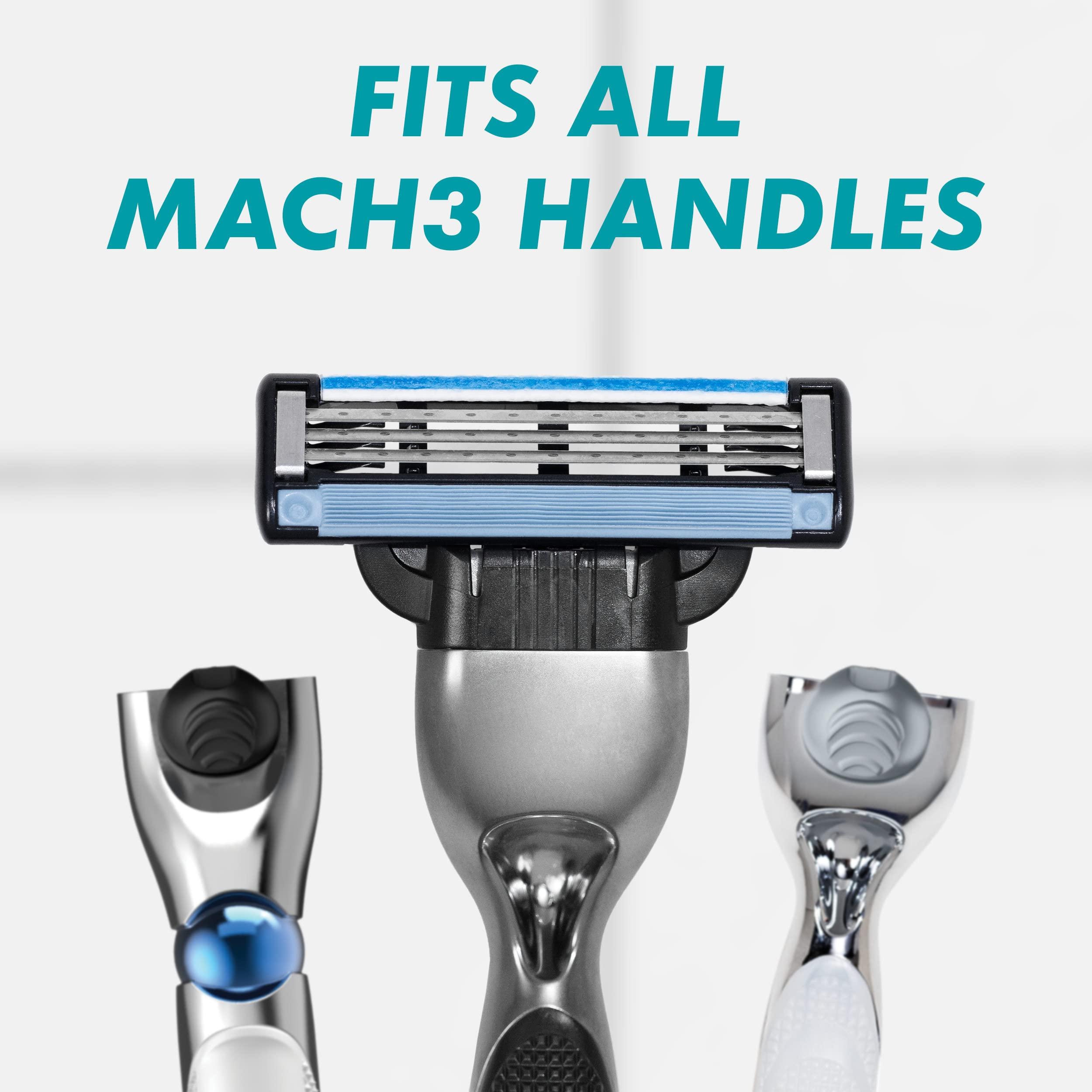 Gillette Mach3 Razor Refills for Men, 8 Razor Blade Refills - Image 6