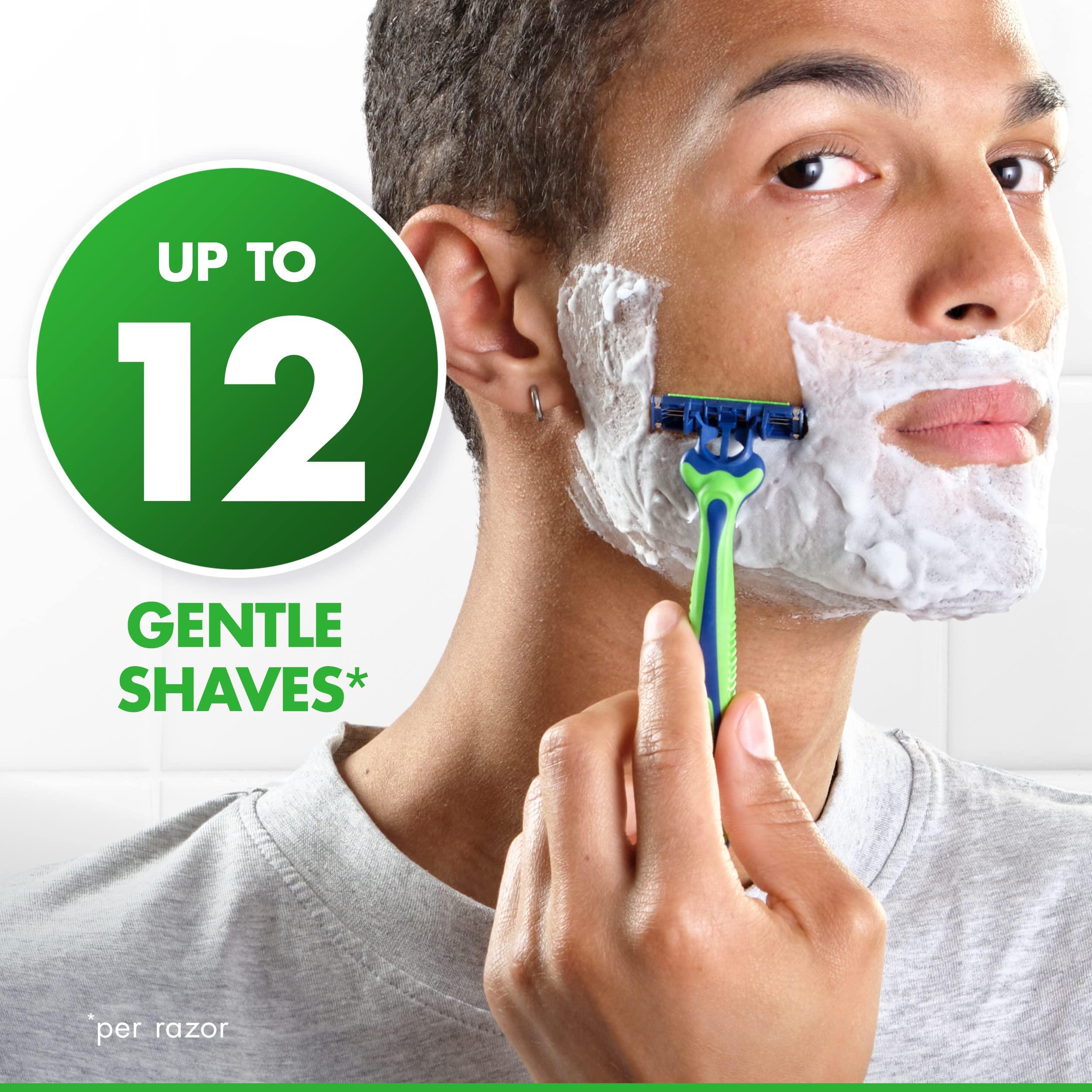 Gillette Sensor3 Sensitive Men's Disposable Razor, 12 Razors - Image 4