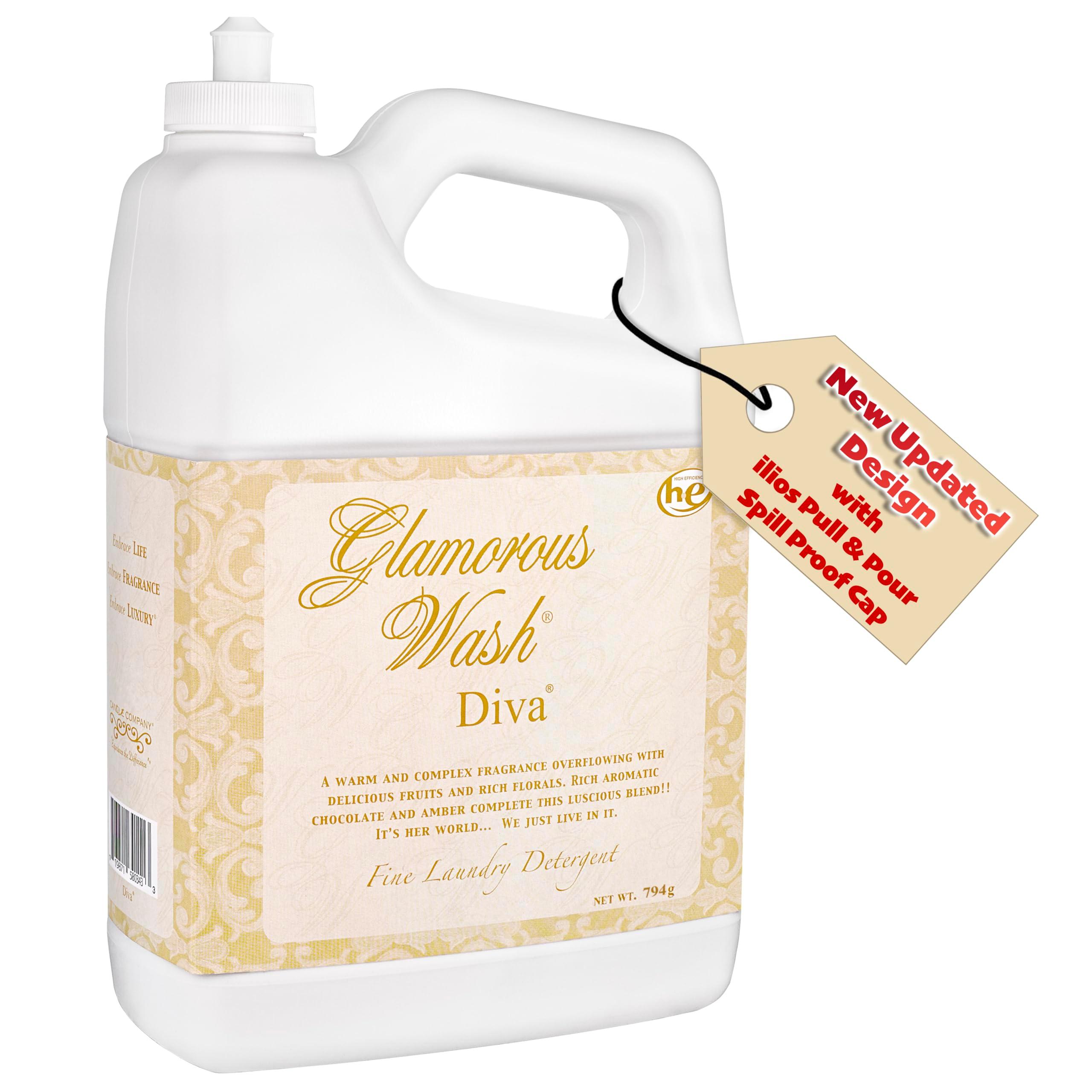 Tyler's Diva Glam Wash Laundry Detergent, Gallon (128 Fl oz) (Pack of 1) ILIOS Packaging.