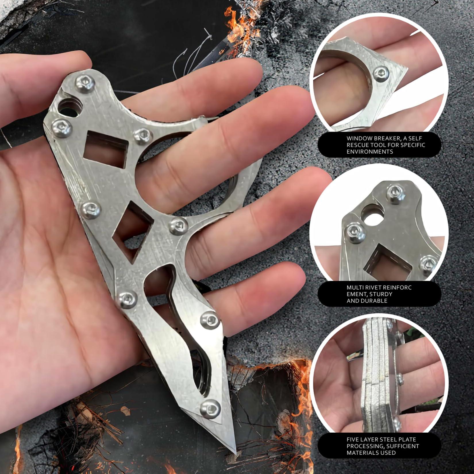 Tactical Knife Multitool - Women's Self Defense & Survival Gift - Mother's Day & Birthday Gift - Window Breaker - Image 6