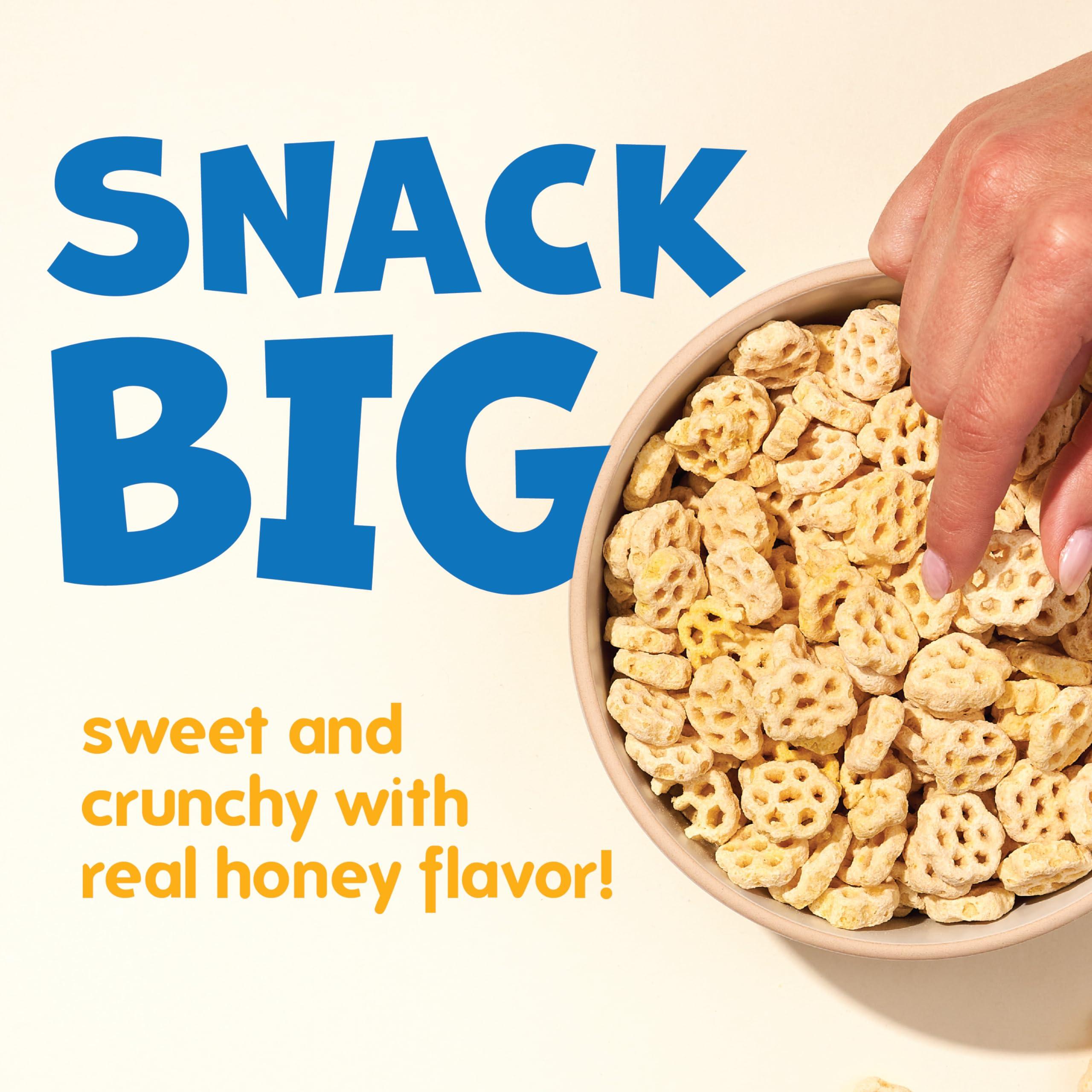 Post Honeycomb Cereal, Honey Flavored Sweetened Corn and Oat Cereal, 19 OZ Box - Image 5