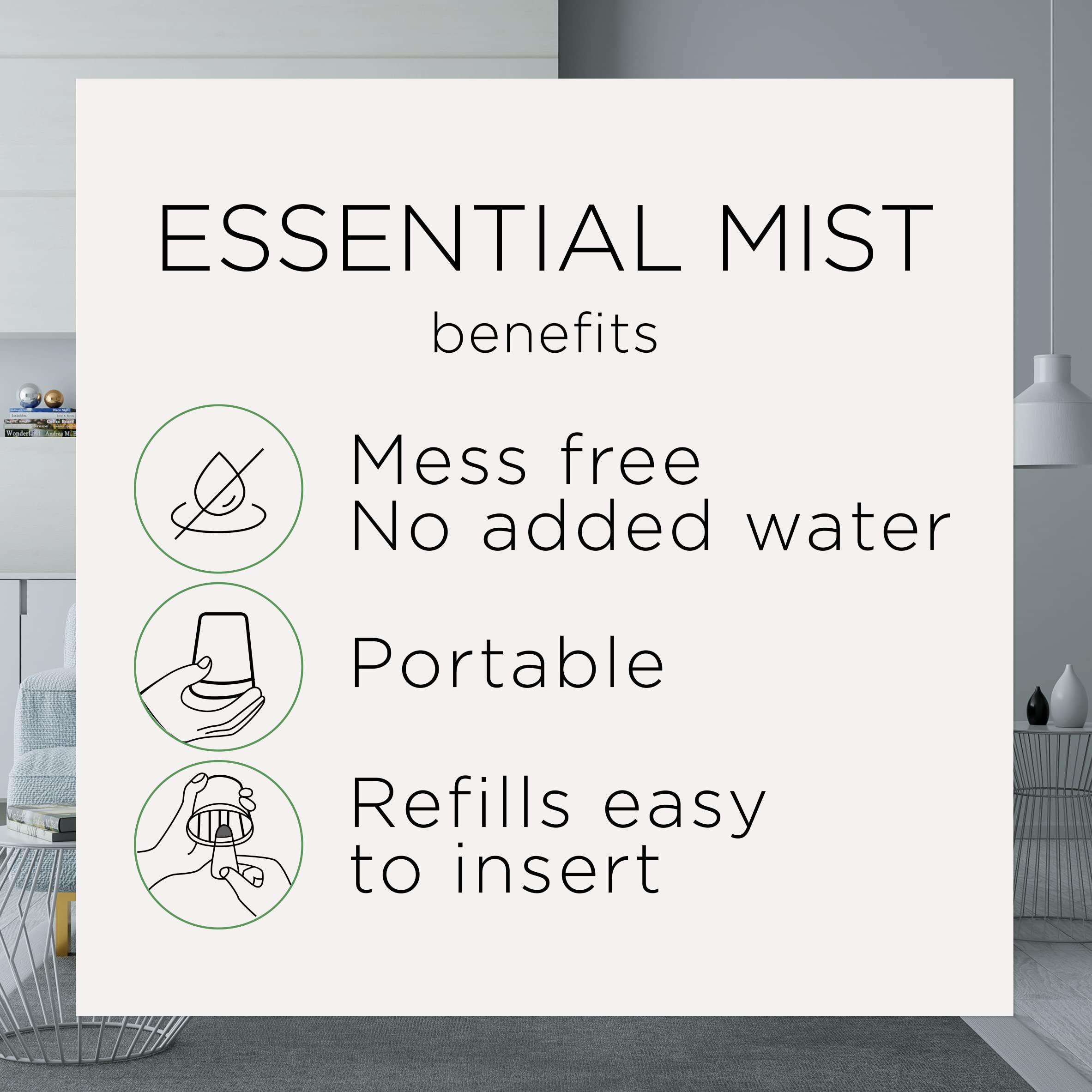 Air Wick Essential Mist Refill, 1 ct, Vanilla and Pink Papaya, Essential Oils Diffuser, Air Freshener - Image 6
