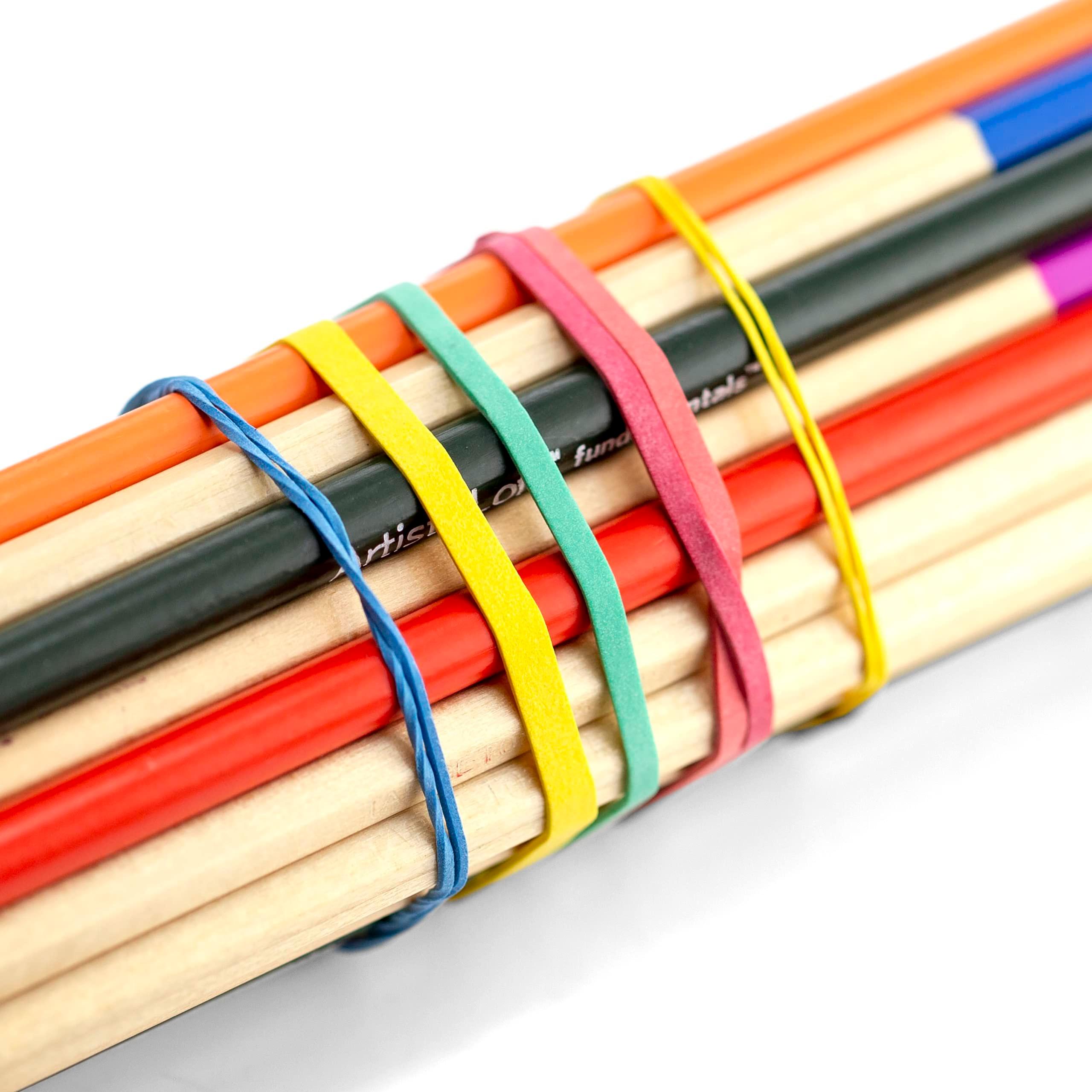 Officemate Assorted Size and Color Rubber Bands, 4 oz (82025), 0.05 x 5.75 x 1.75 inches, Assorted - Image 3