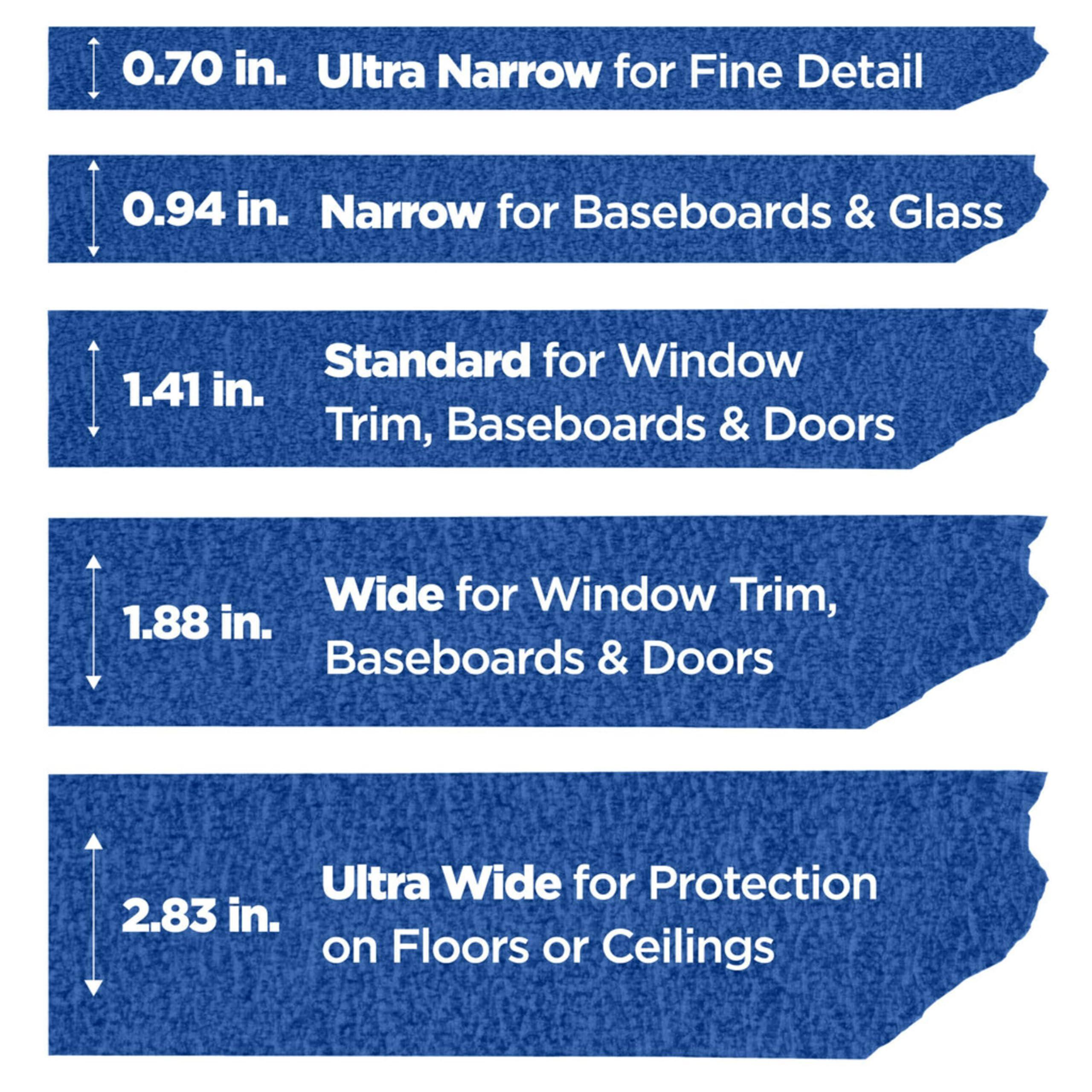 ScotchBlue Original Multi-Surface Painters Tape, 2 Inch Wide (1.88 In. x 60 Yds), 6 Rolls Blue Paint Tape Protects Surfaces & Removes Easily, Masking Tape for Indoor and Outdoor Use (2090-48TP6) - Image 7