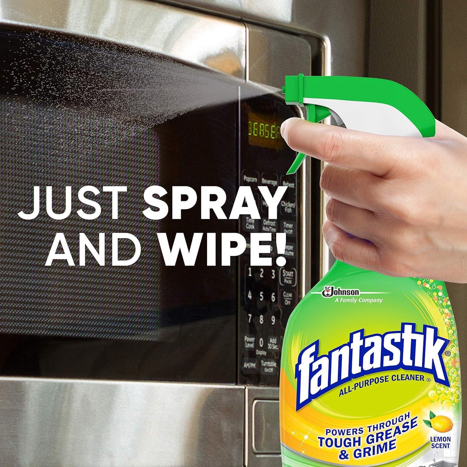 Fantastik All-Purpose Cleaner Trigger, Lemon Scent, 32 fl oz - Image 4