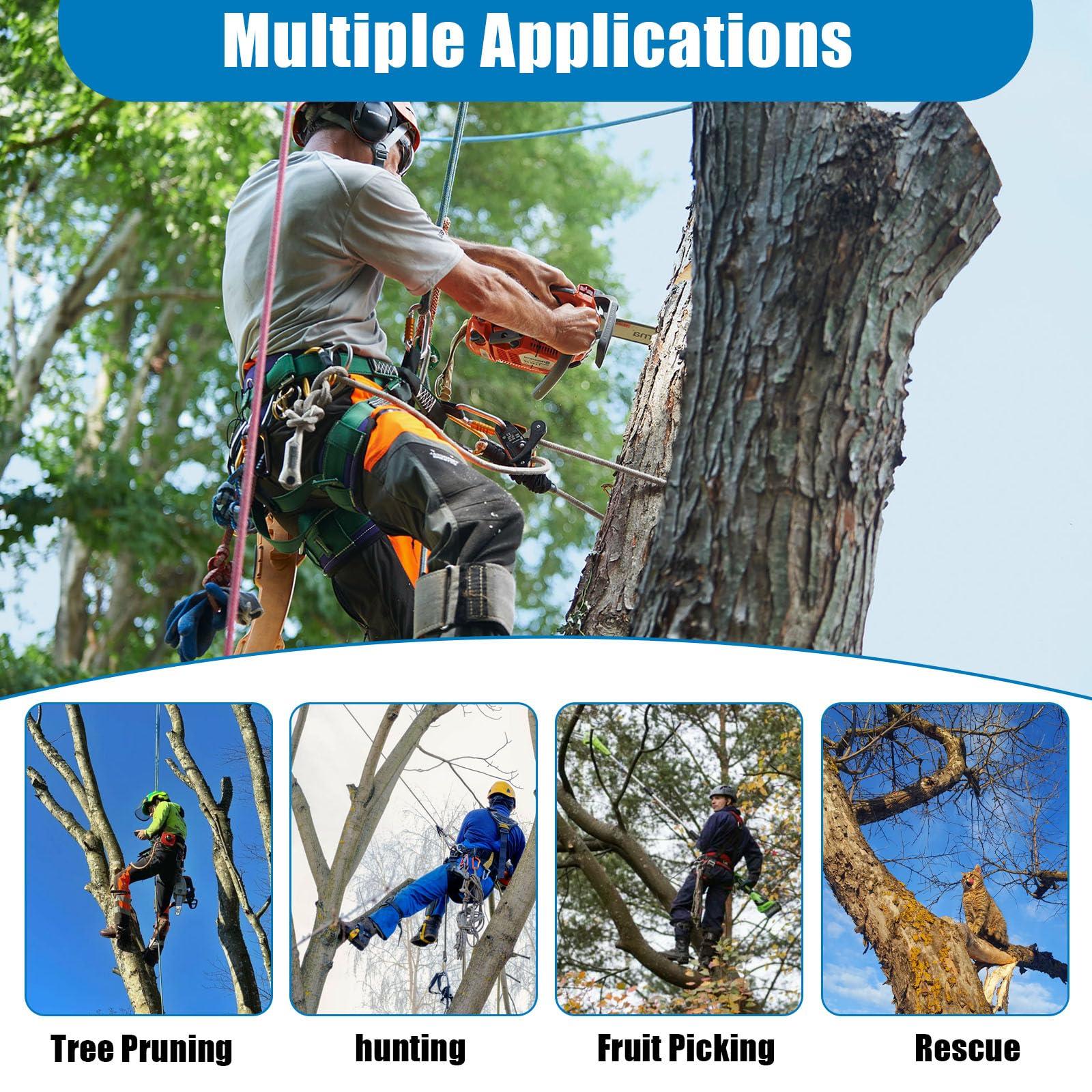 MAHOOMMAKH Tree Climbing Spikes, Tree Climbing Gear with Adjustable Climbing Belt- Tree Climbing Equipment for Tree Work, Picking Fruit, Outdoor - Image 7