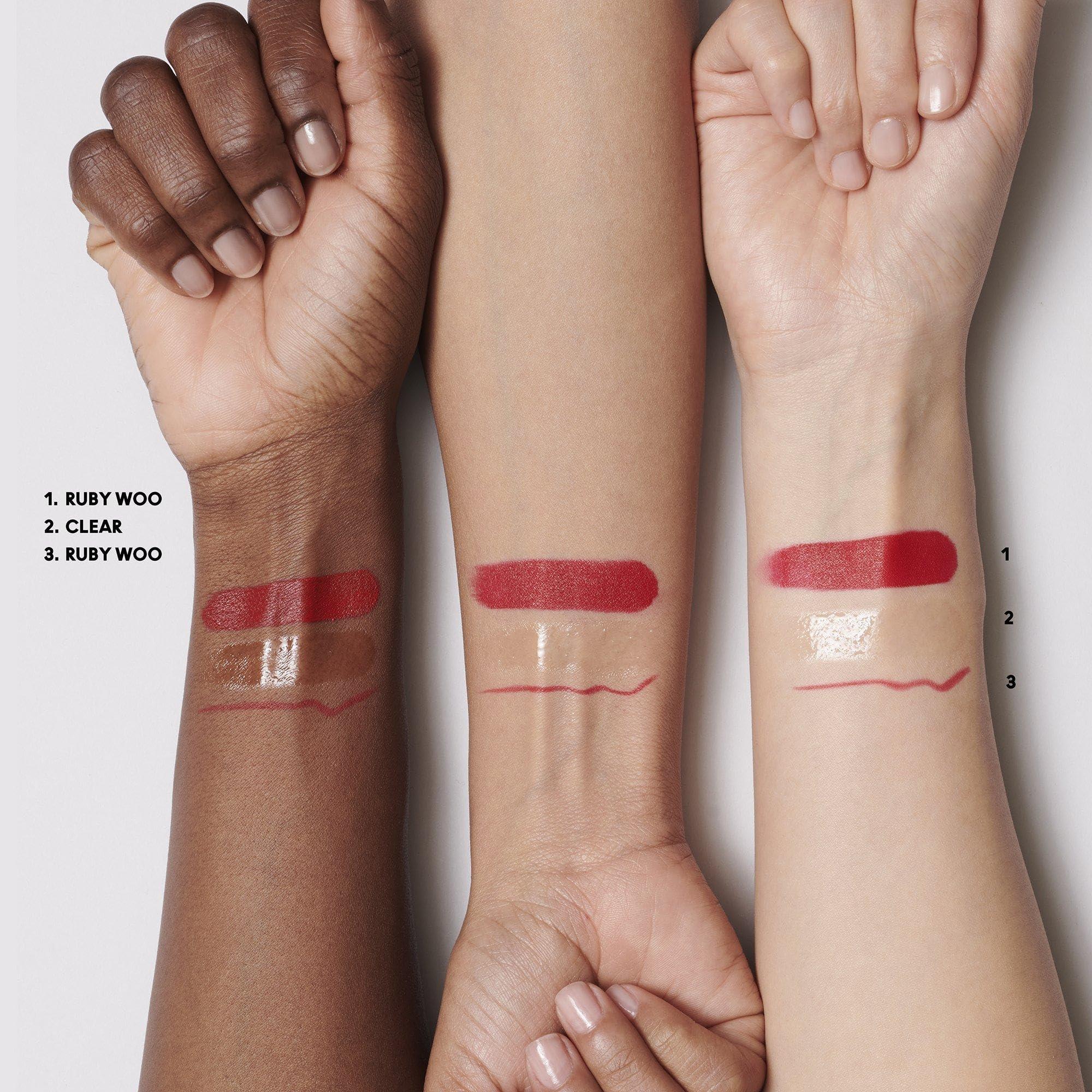 MAC Claim to Flame Lip Trio, Ruby Woo, 3 Piece Set - Image 3