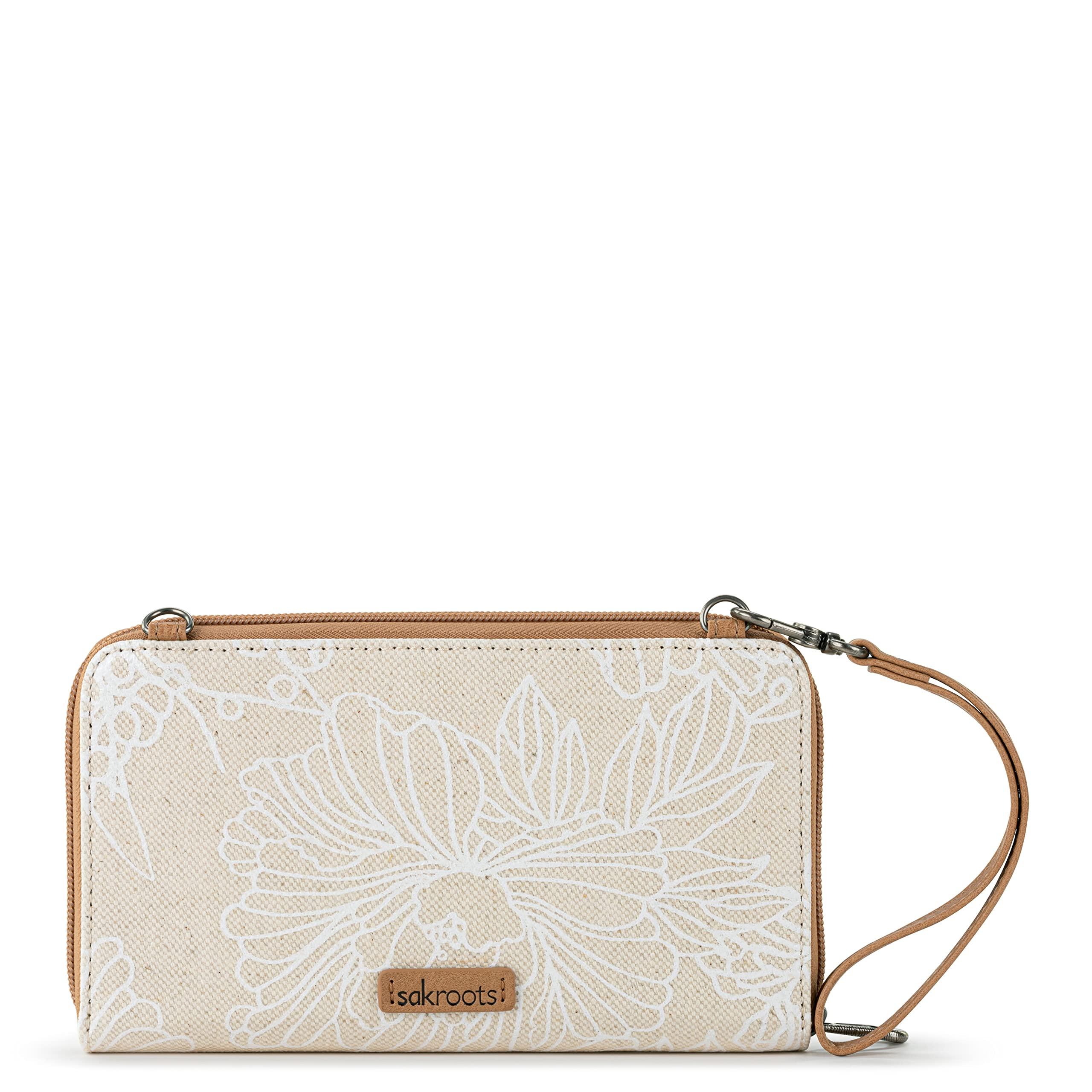 Sakroots Artist Circle Smartphone Crossbody in Eco Twill, Detachable Wristlet Strap - Image 5