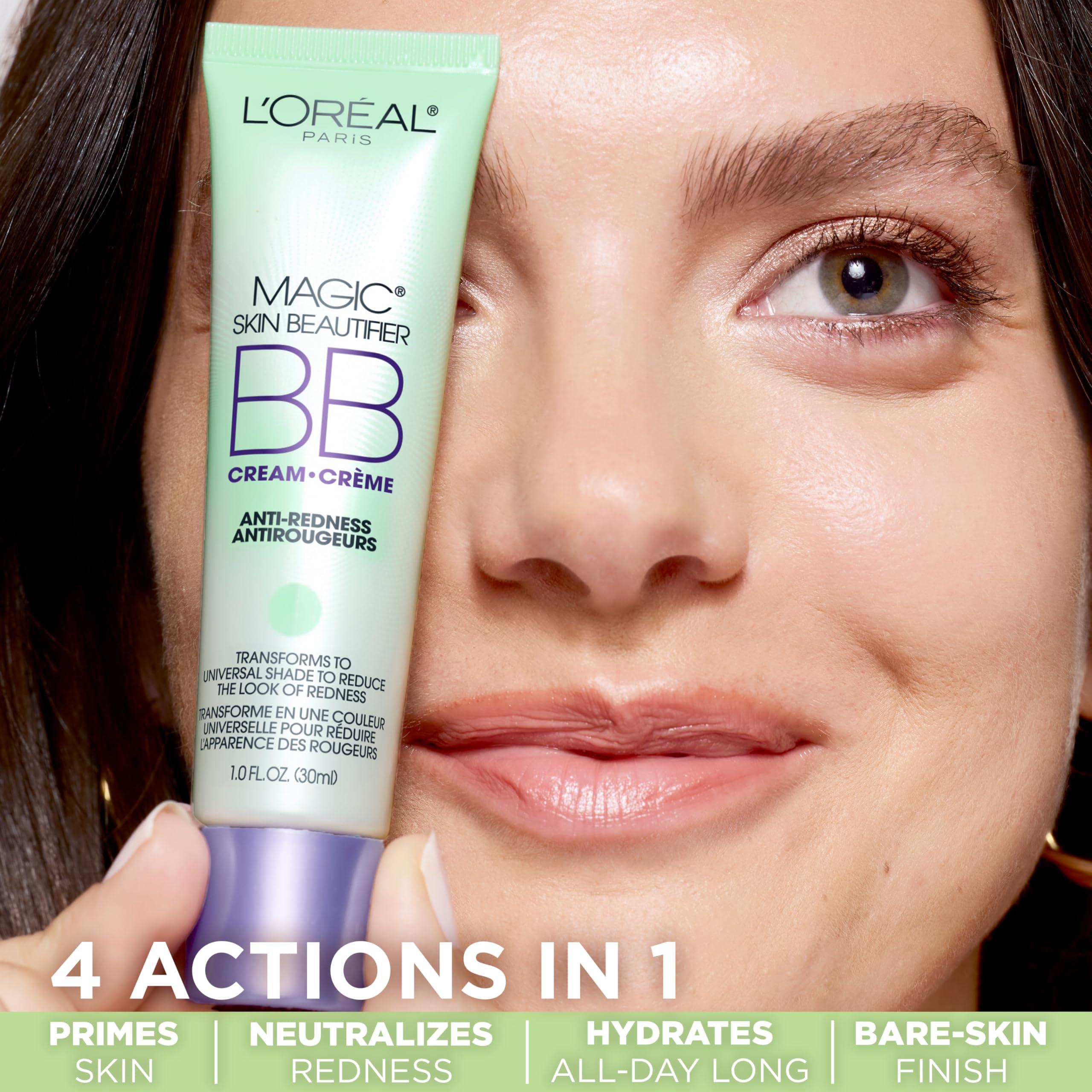 L'Oréal Paris Makeup Magic Skin Beautifier BB Cream Tinted Moisturizer, Anti-Redness, 1 fl oz, 1 Count - Image 2