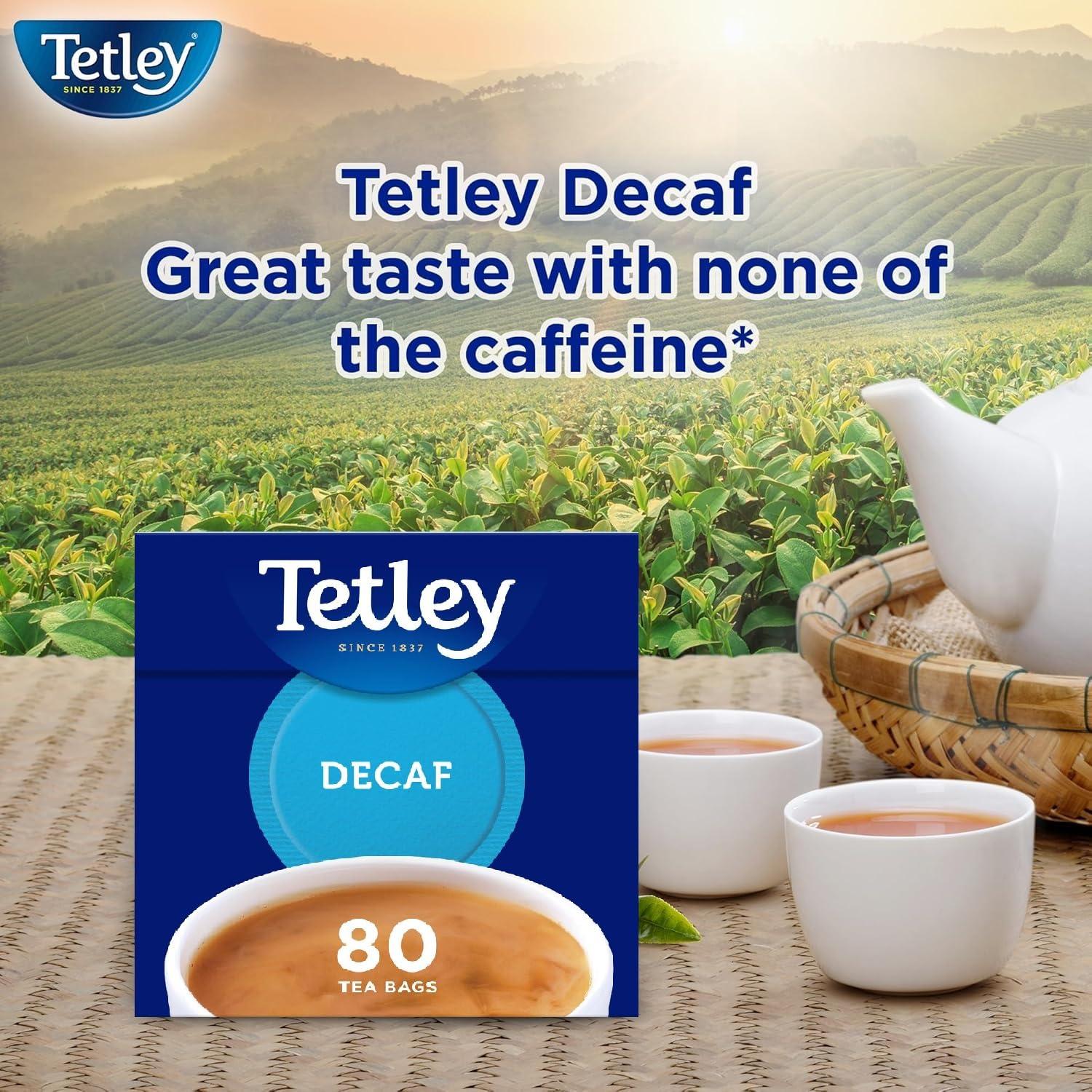 Tetley Decaf Tea Bags 80ct - Image 3