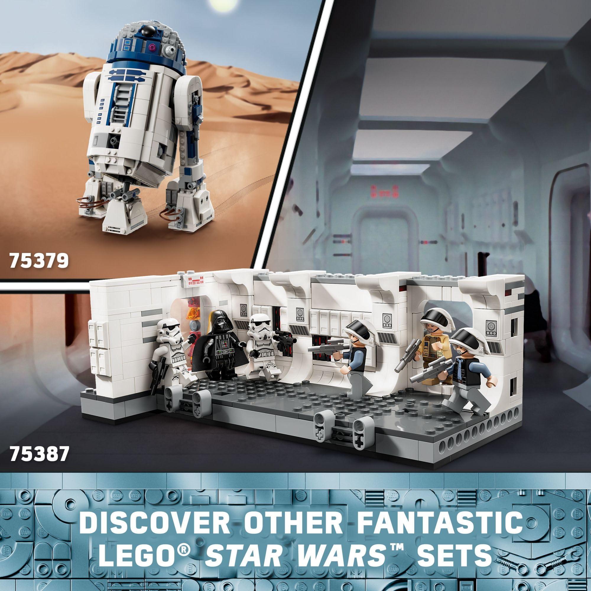 LEGO Star Wars: A New Hope Boarding The Tantive IV Fantasy Toy, Collectible Star Wars Toy with Exclusive 25th Anniversary Minifigure Clone Trooper Fives, Gift Idea for Kids Ages 8 and Up, 75387 - Image 6