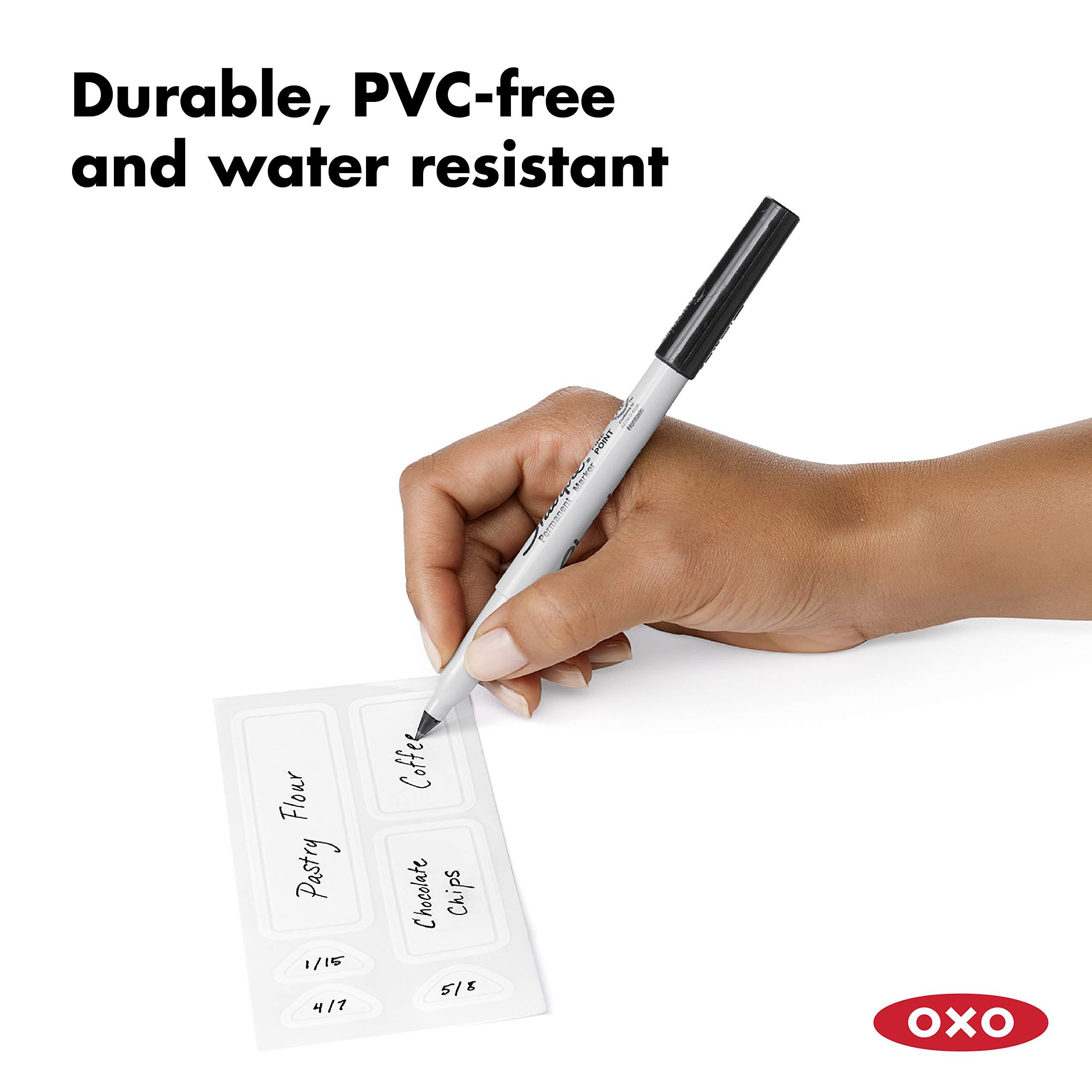 OXO Good Grips POP Container Removable Labels,White - Image 4