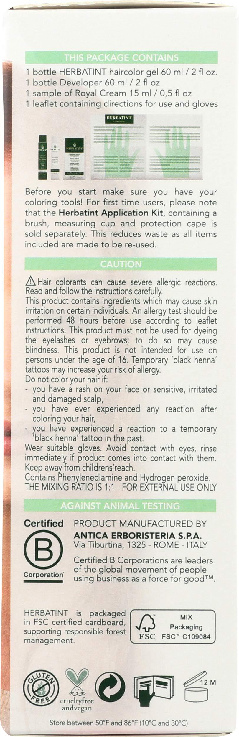 HERBATINT NATURAL HAIR COLOR Herbatint Permanent Light Copper Blonde (8R) 4 OZ - Image 6