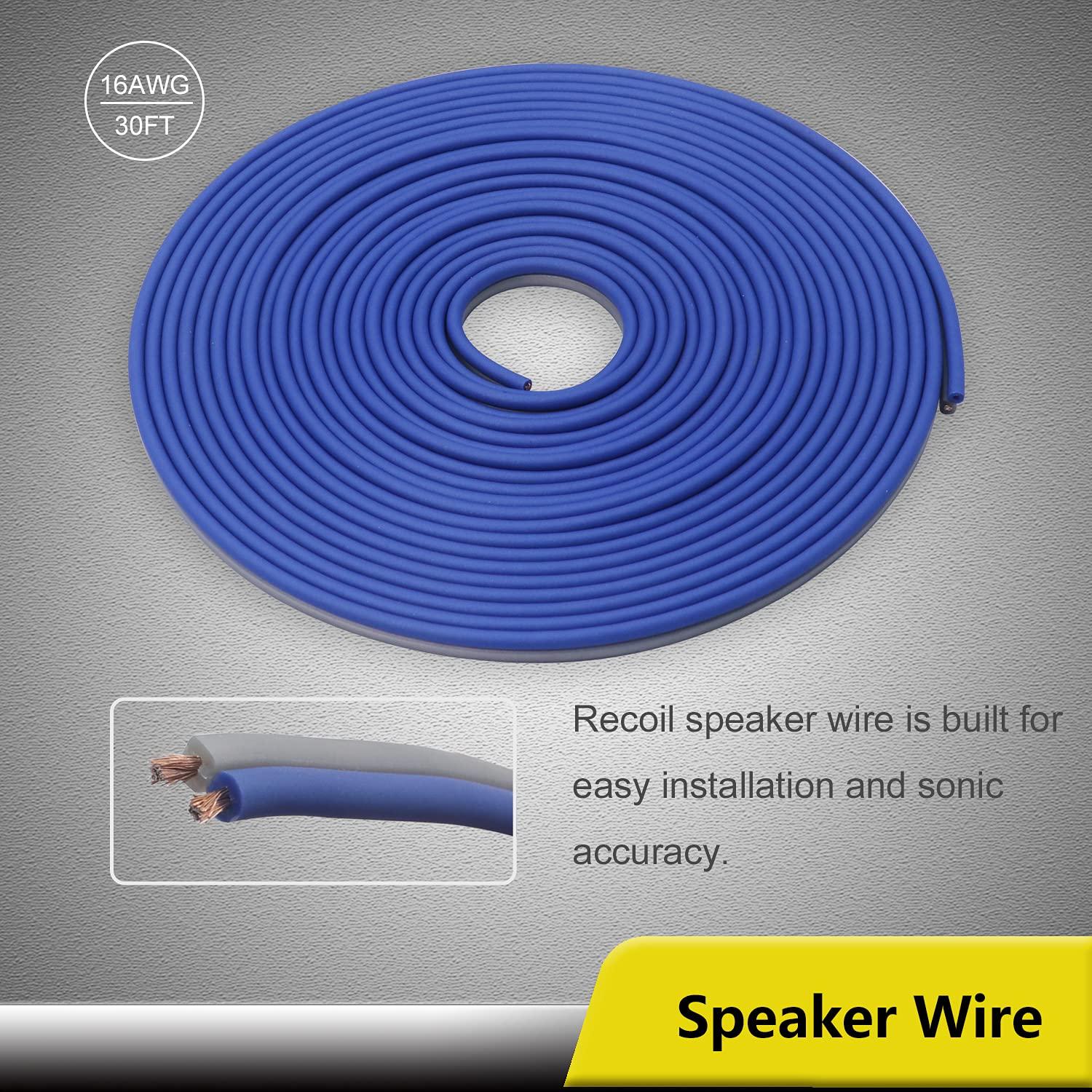 Recoil RC4D True 4 Gauge Car Audio Dual Amplifiers CCA Wiring Installation Kits with OFC RCA Cable - Image 5