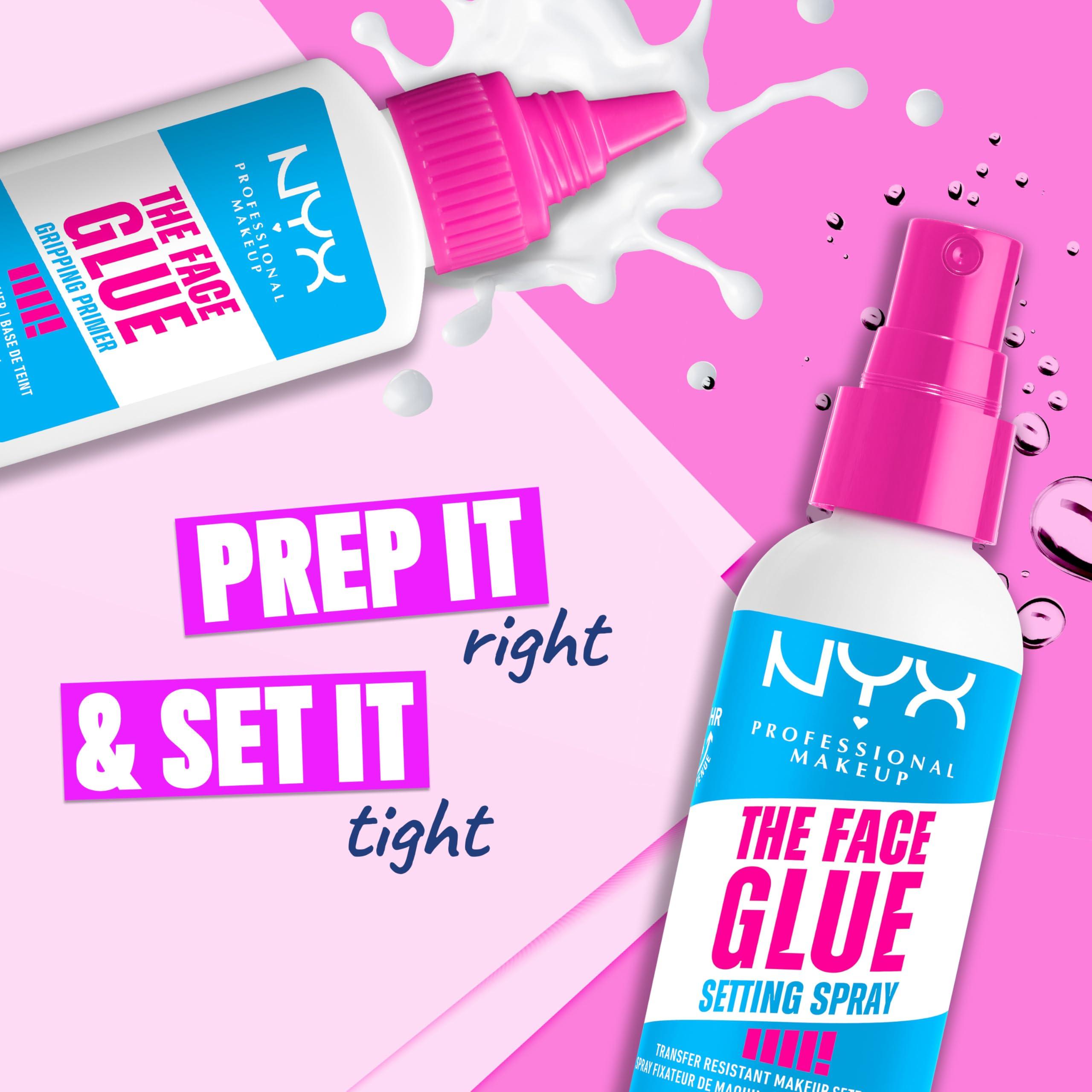 NYX PROFESSIONAL MAKEUP The Face Glue Gripping Primer, Hydrating Makeup Primer with Up To 24HR Wear, Vegan & Cruelty Free - Image 5