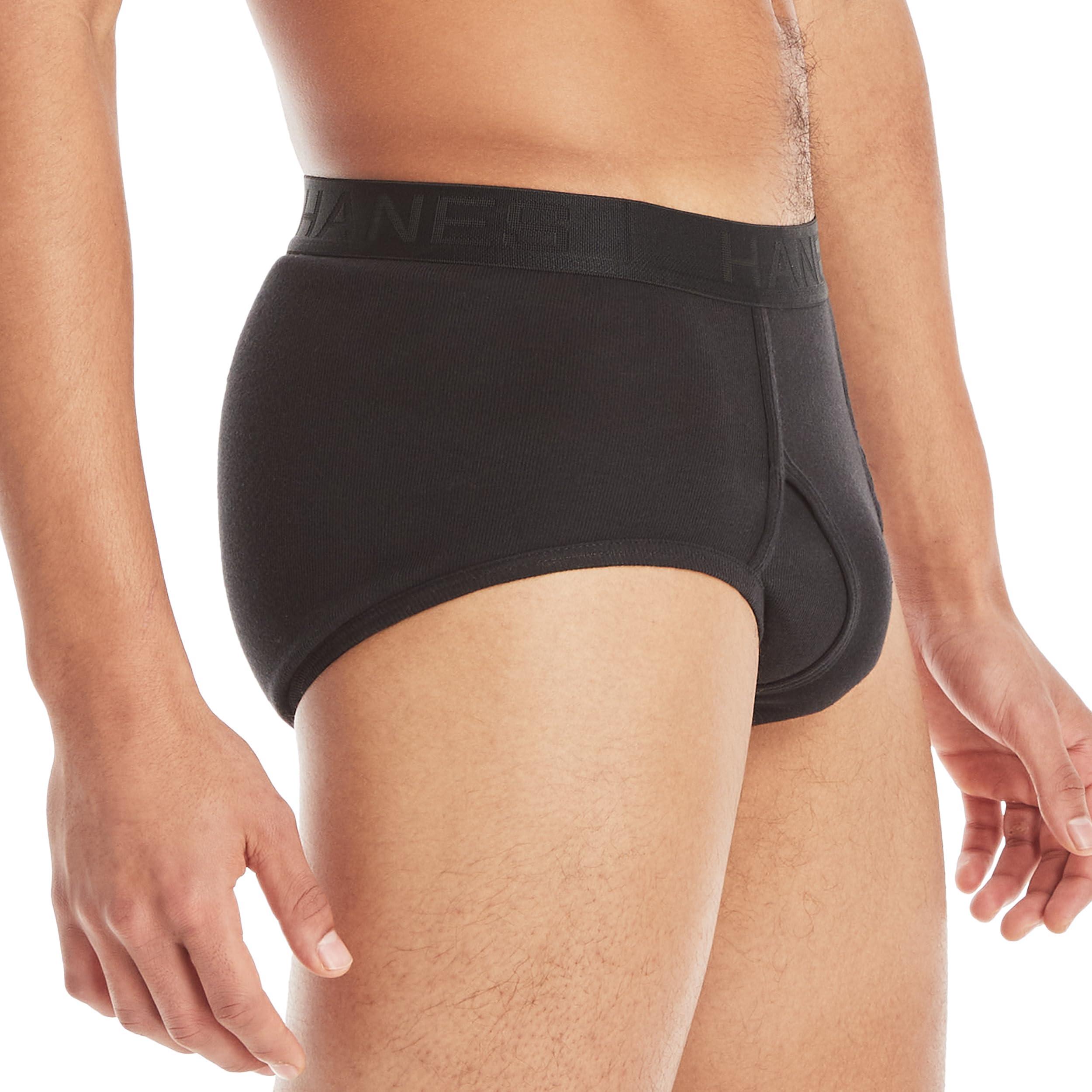 Hanes Men's Tagless Briefs, Soft Moisture Wicking Underwear, Tagless, 7-pack - Image 4