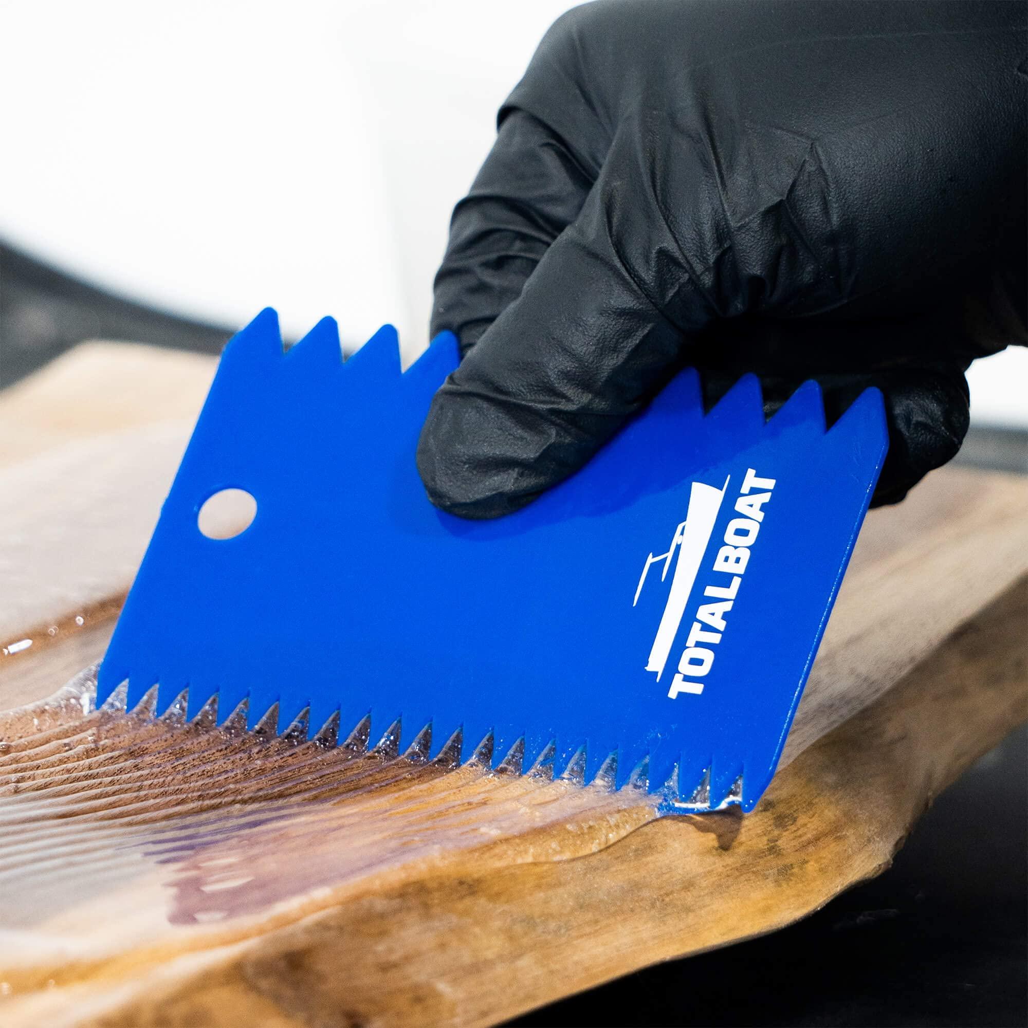 TotalBoat Flexible Resin Spreaders Set - Reusable Scrapers for Epoxy, Fillers, Putty, Caulk, Spackling Paste, Polyester Resin and Adhesives - Image 2