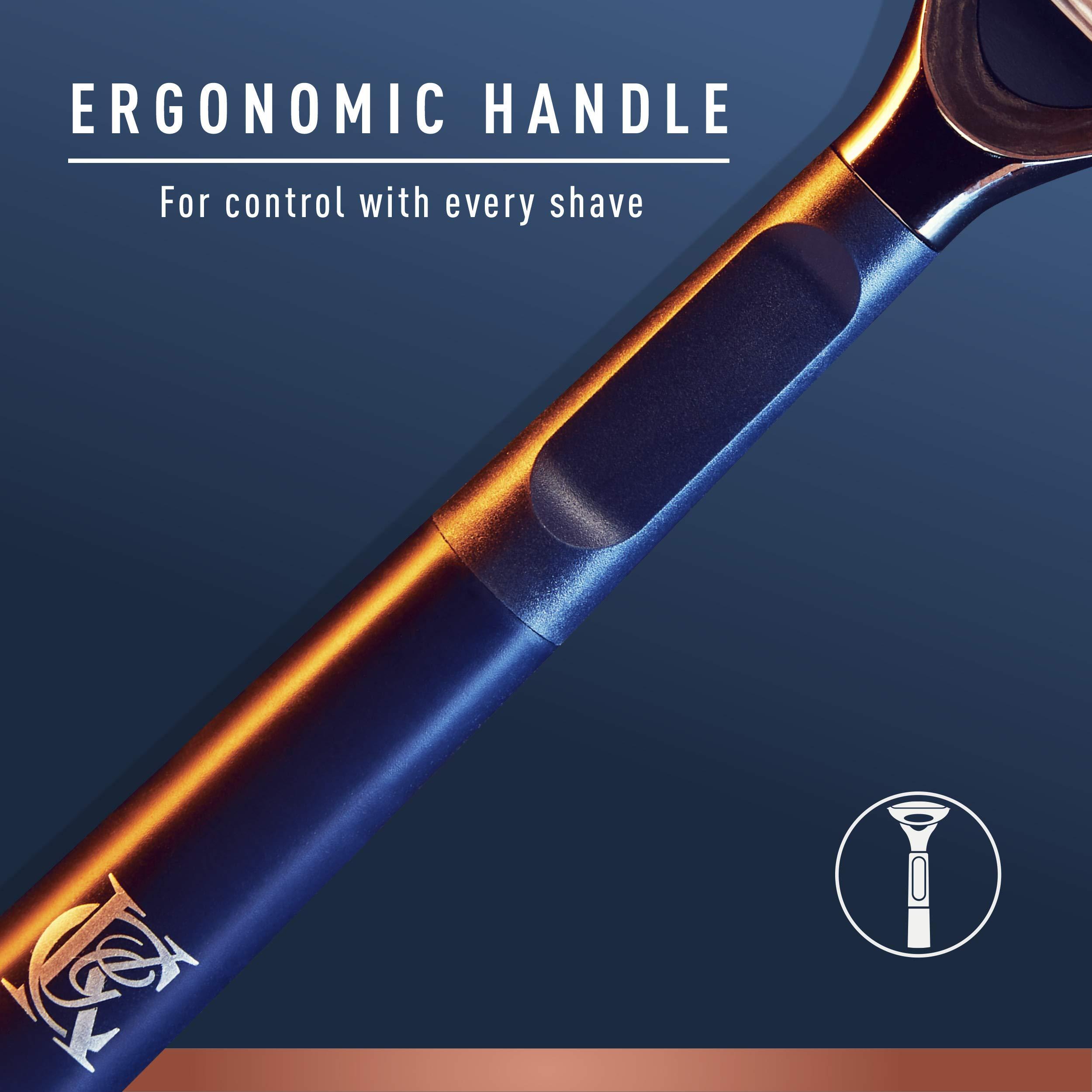 King C. Gillette Neck Razor, Handle plus 2 Blade Refills - Image 4