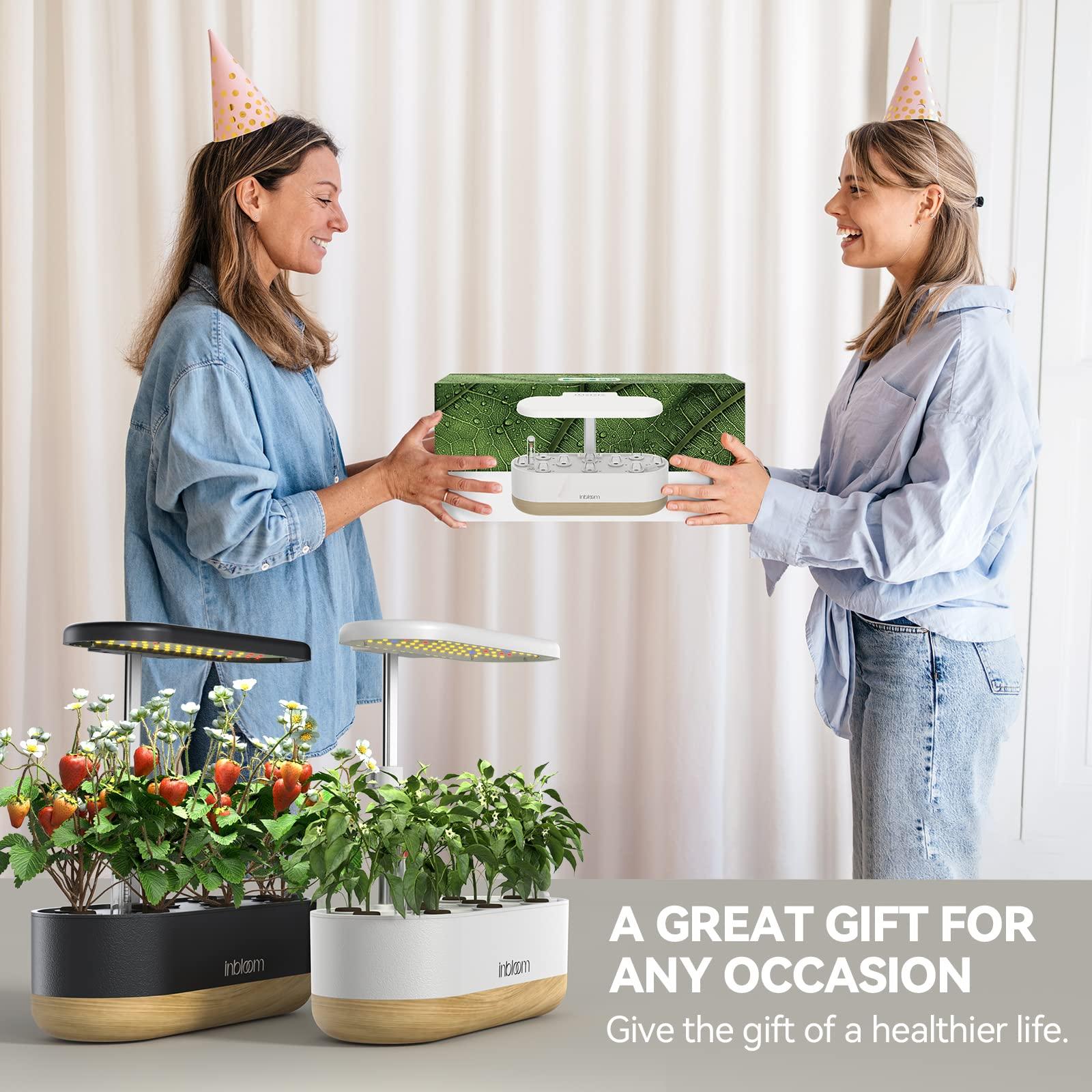 inbloom Hydroponics Growing System 12 Pods, Indoor Herb Garden with LEDs Full-Spectrum Plant Grow Light, Water Shortage Alarm, Automatic Timer, Height Adjustable, Ideal Gardening Gifts for Women - Image 6