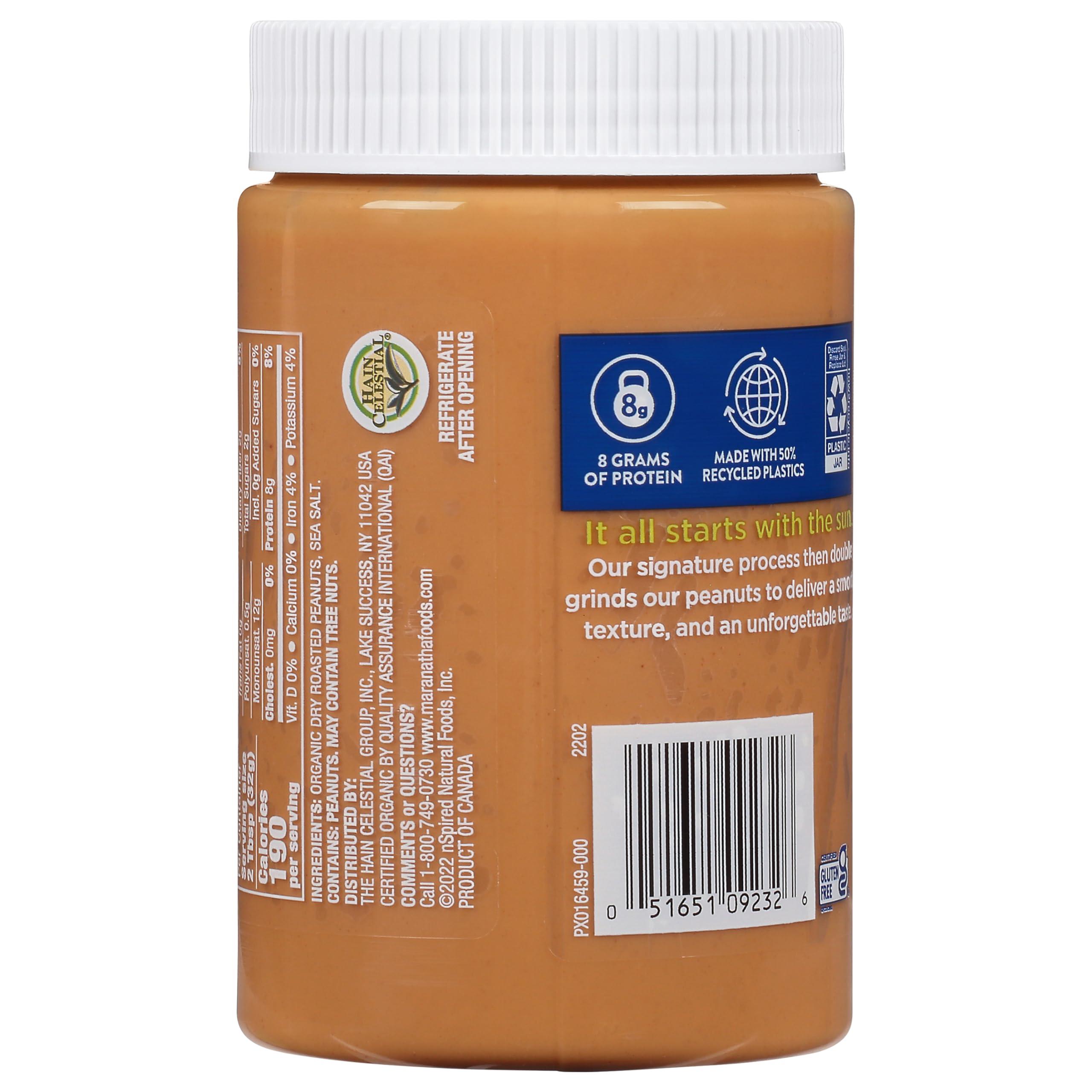MaraNatha Organic Creamy Peanut Butter, 16 Ounce Jar - Image 5