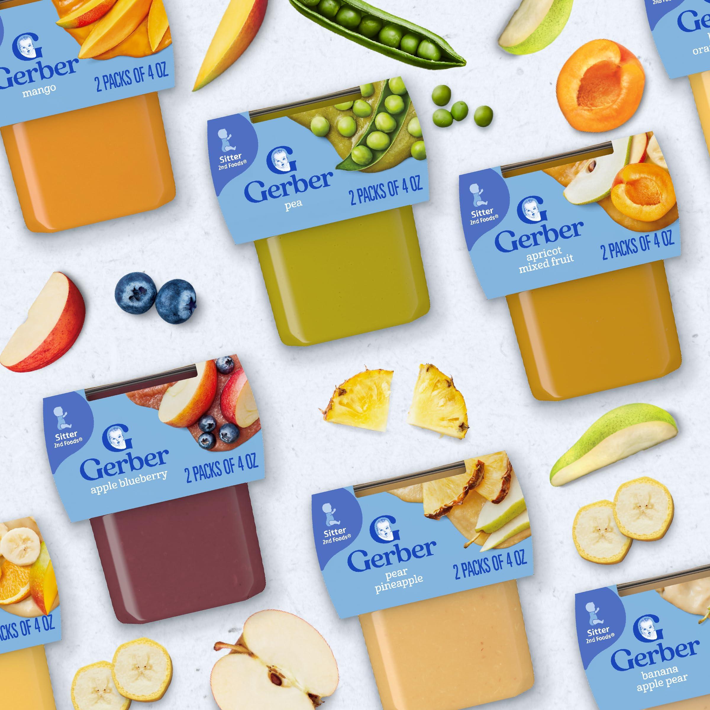 Gerber 2nd Foods Bananas with Apples & Pears, 4 Ounce Tubs, 2 Count (Pack of 8) - Image 8