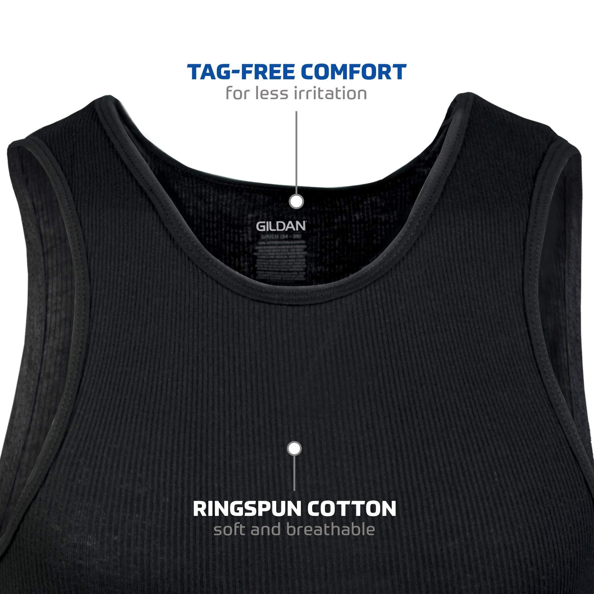 Gildan Men's A-Shirt Tanks, Multipack, Style G1104 - Image 3