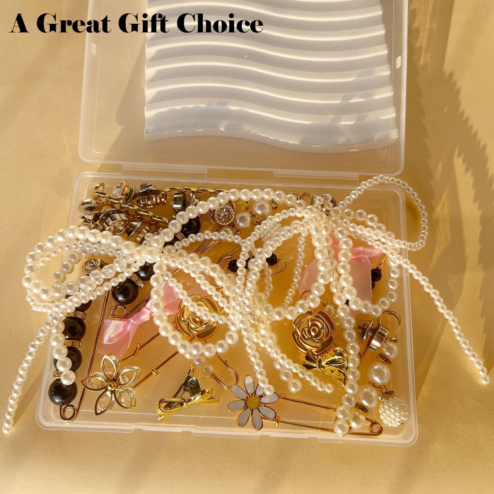 BIIQAKOO Shoe Charms for Sneaker Fashion Charm for Socks Junk Socks Charms Safety Pins Brooches and Pins for Women Jewelry Charm Kit Suitable for Christmas Gifts - Image 6