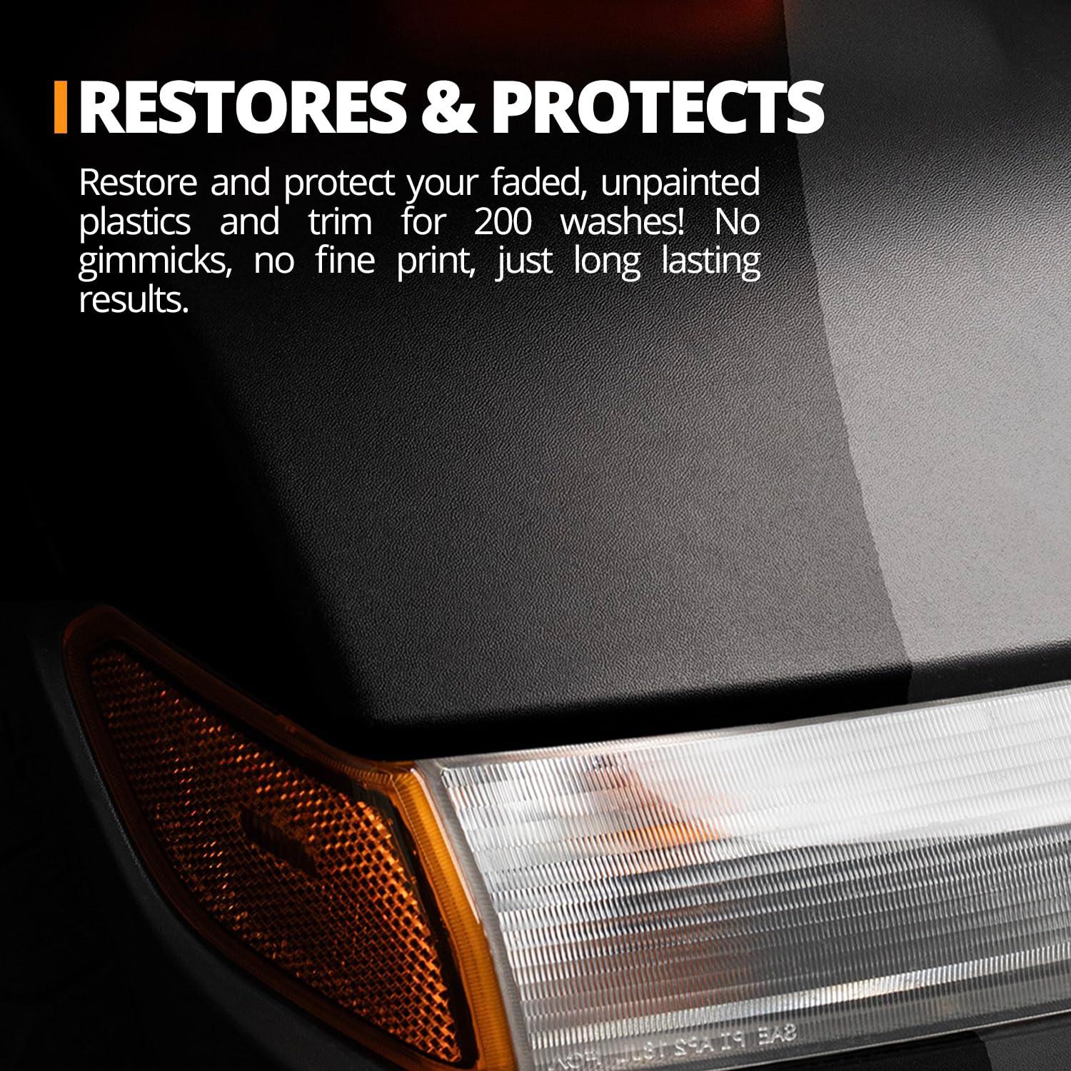 CERAKOTE® Ceramic Trim Coat Kit - Quick Plastic Trim Restorer - Ceramic Coating Guaranteed Restoration to Last Over 200 Washes – A Ceramic Coating, Not a Dressing - Image 4