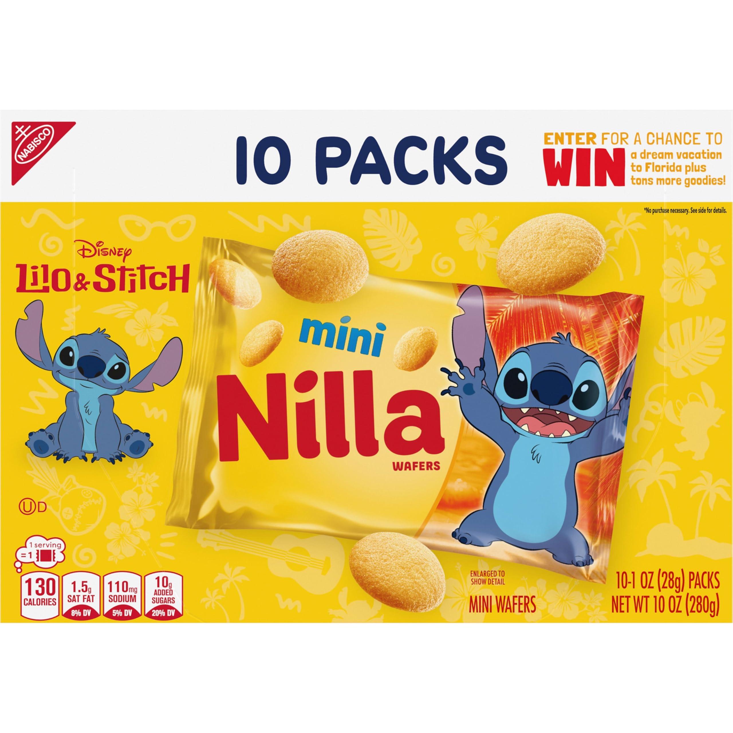 NILLA Wafers Mini Cookies, Vanilla Wafers, 10 Snack Packs - Image 16