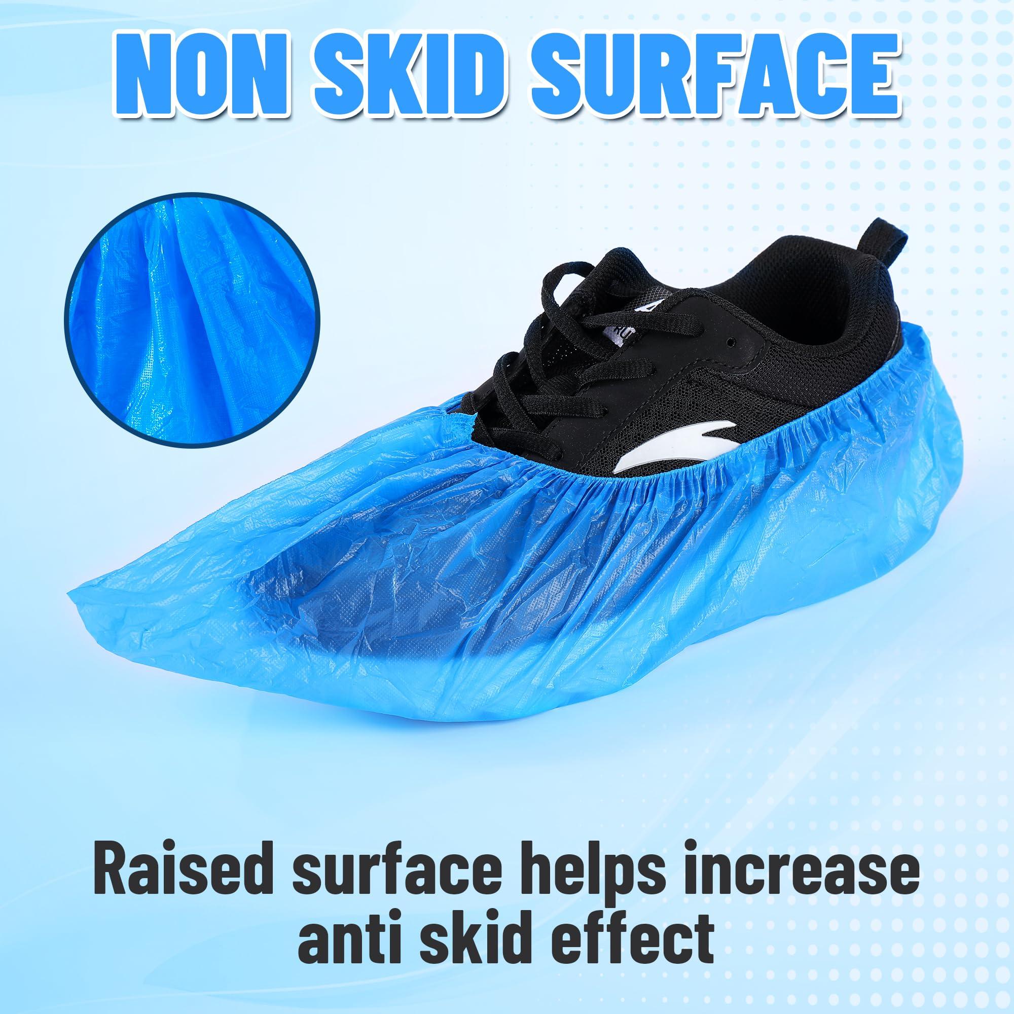 UML Brand Shoe Covers Disposable - 100 Pack - Booties for Shoes Covers - Indoor Waterproof Shoe Booties Disposable Non Slip - Fits Up To Size 11 US Men and 13 US Women - Image 5