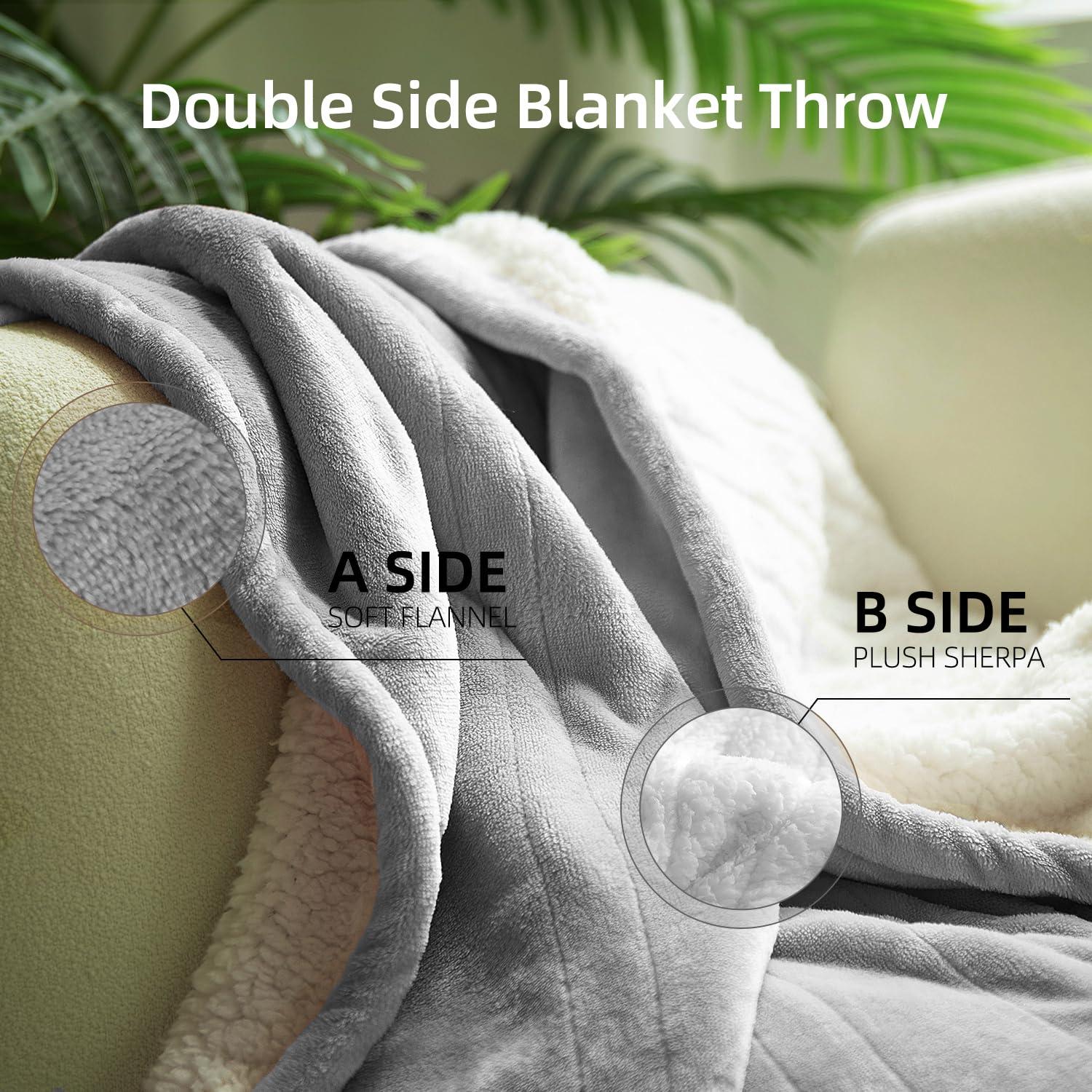 GOTCOZY Heated Throw Blanket, 50''X60'' - Soft Silky Plush Electric Blanket with 4 Heating Levels & 3 Hour Auto Off, ETL Certified, Machine Washable (Grey) - Image 4