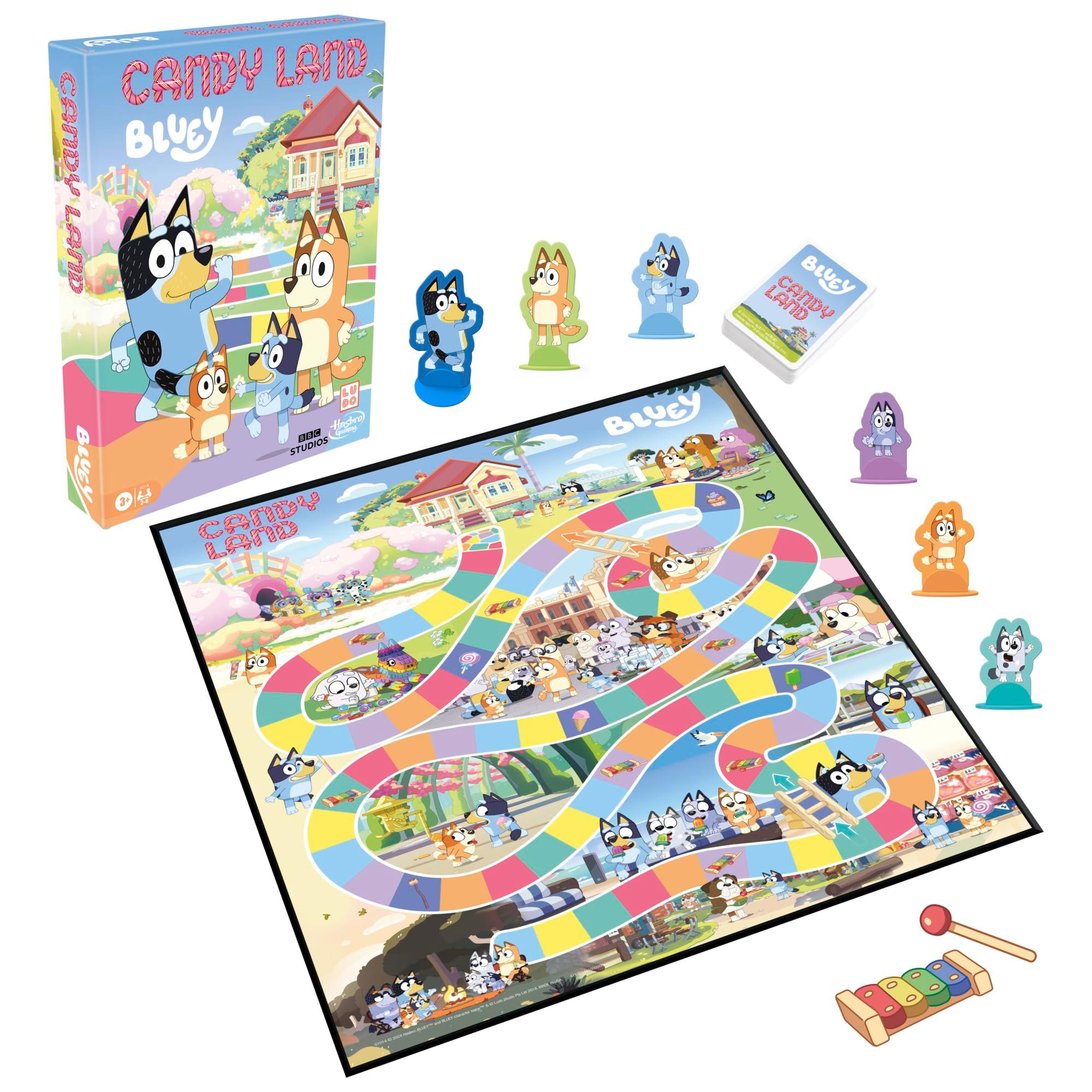 Hasbro Gaming Candy Land Bluey Edition Board Game | Ages 3 and Up | 2-6 Players | Play as Dad, Mum, Bluey, Bingo, Muffin, or Socks | Preschool Games | Kids Gifts (Amazon Exclusive) - Image 3