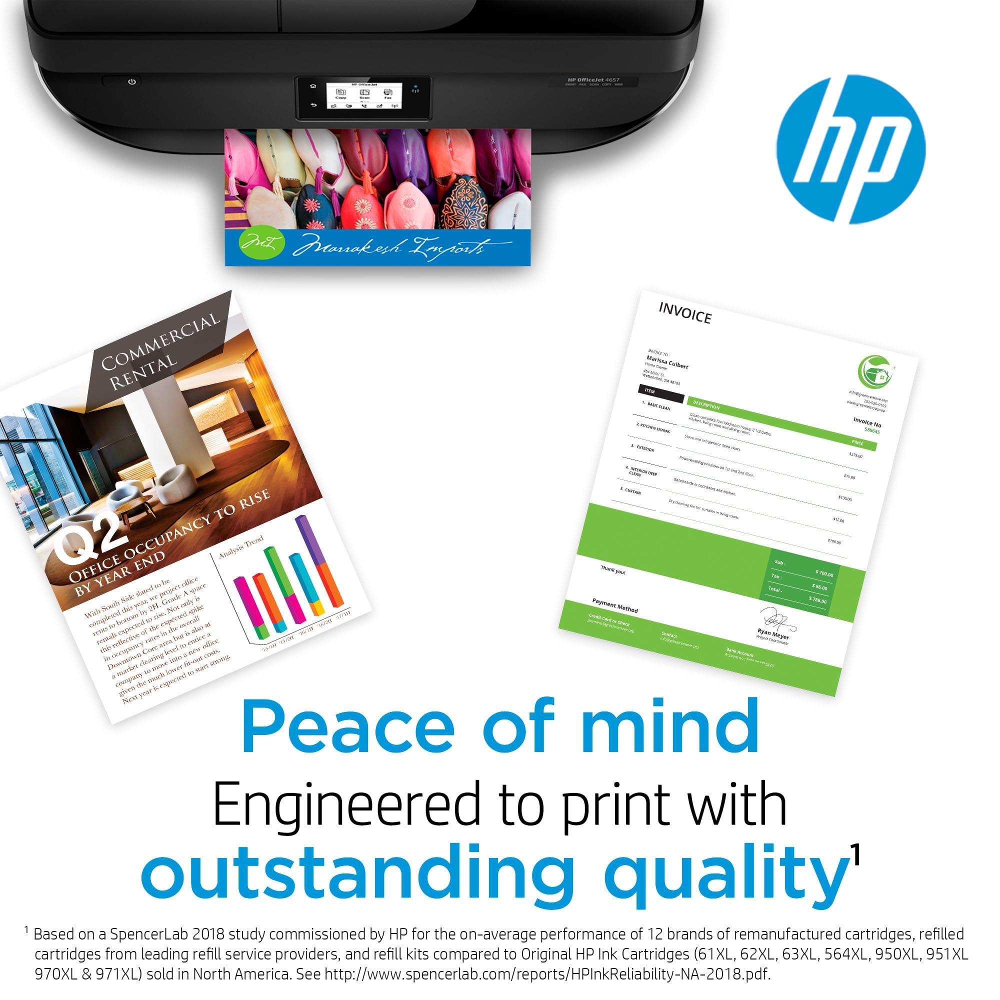 HP 952 Cyan, Magenta, Yellow Ink Cartridges (3-pack) | Works with HP OfficeJet 8702, HP OfficeJet Pro 7720, 7740, 8210, 8710, 8720, 8730, 8740 Series | Eligible for Instant Ink | N9K27AN - Image 6