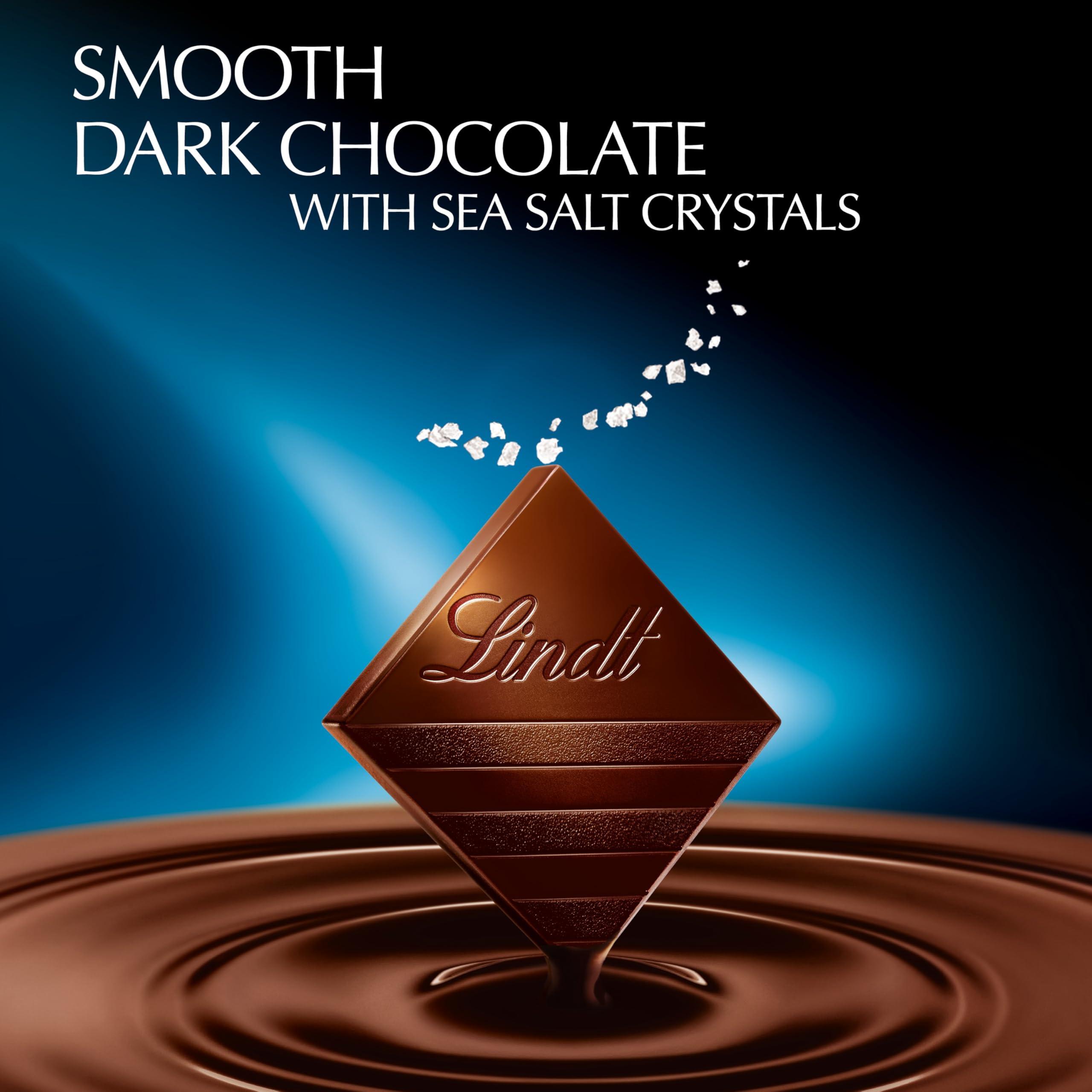Lindt EXCELLENCE Sea Salt Dark Chocolate Bar, Dark Chocolate Candy with a Touch of Sea Salt, 3.5 oz. Bar (12 Pack) - Image 5