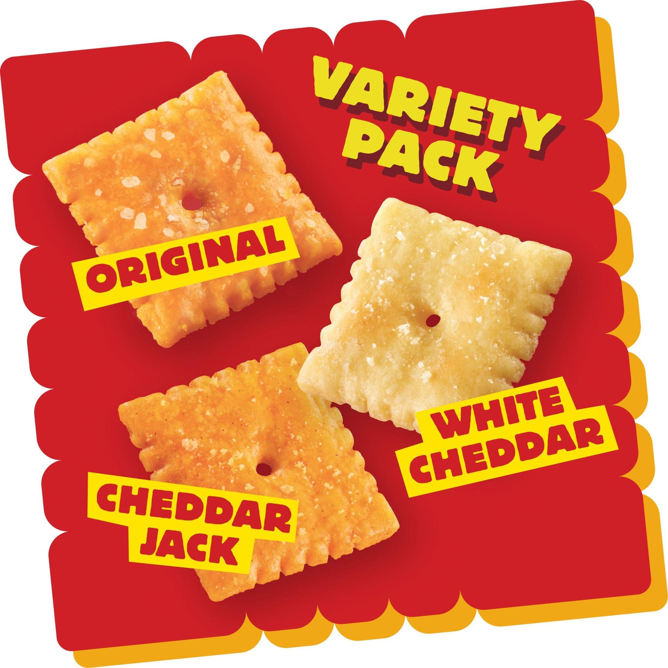 Cheez-It Cheese Crackers, Baked Snack Crackers, Lunch Snacks, Variety Pack, 12.1oz Box (12 Packs) - Image 5