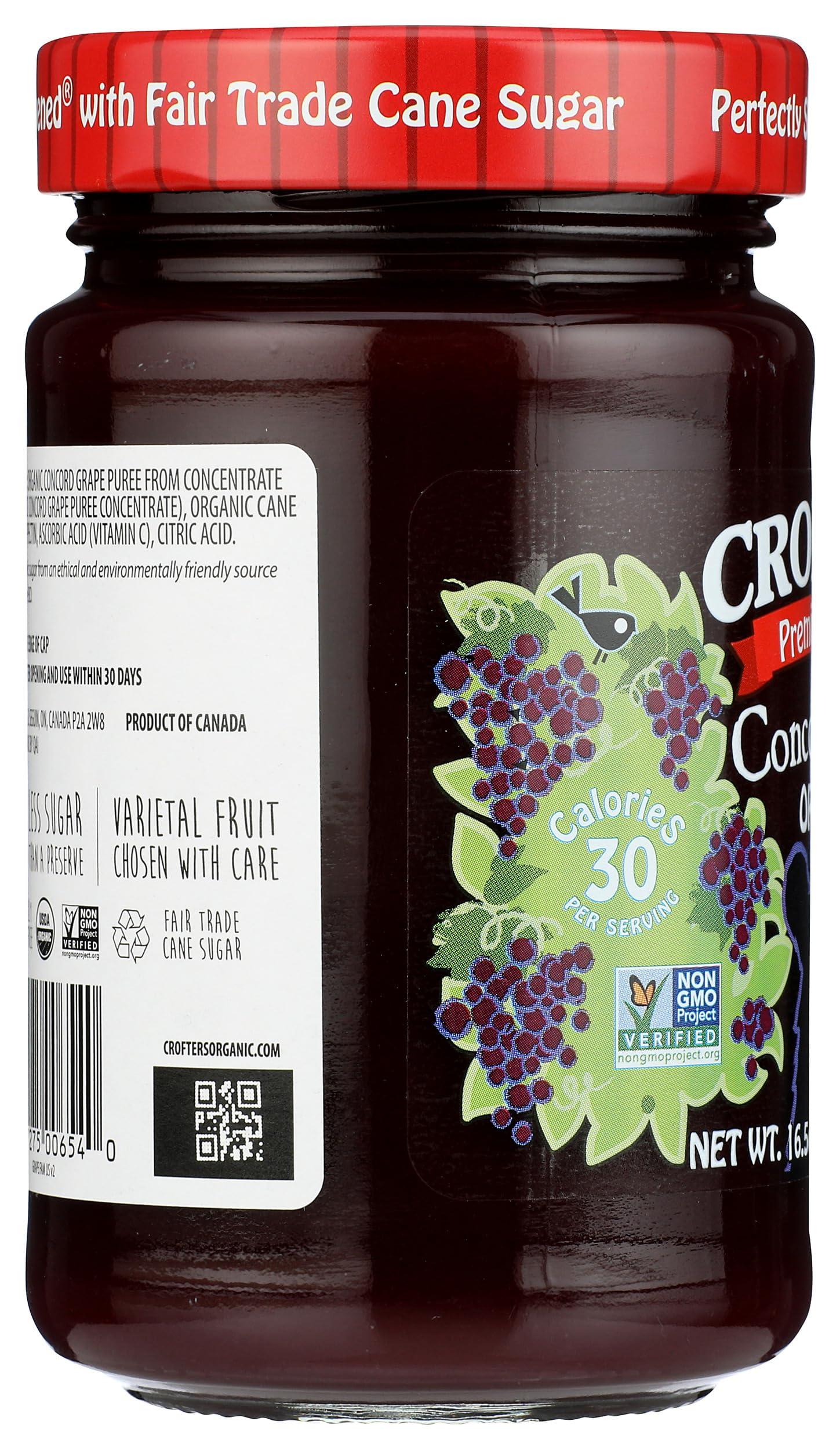 Crofters Organic Concord Grape Premium Spread, 16.5 oz - Image 6