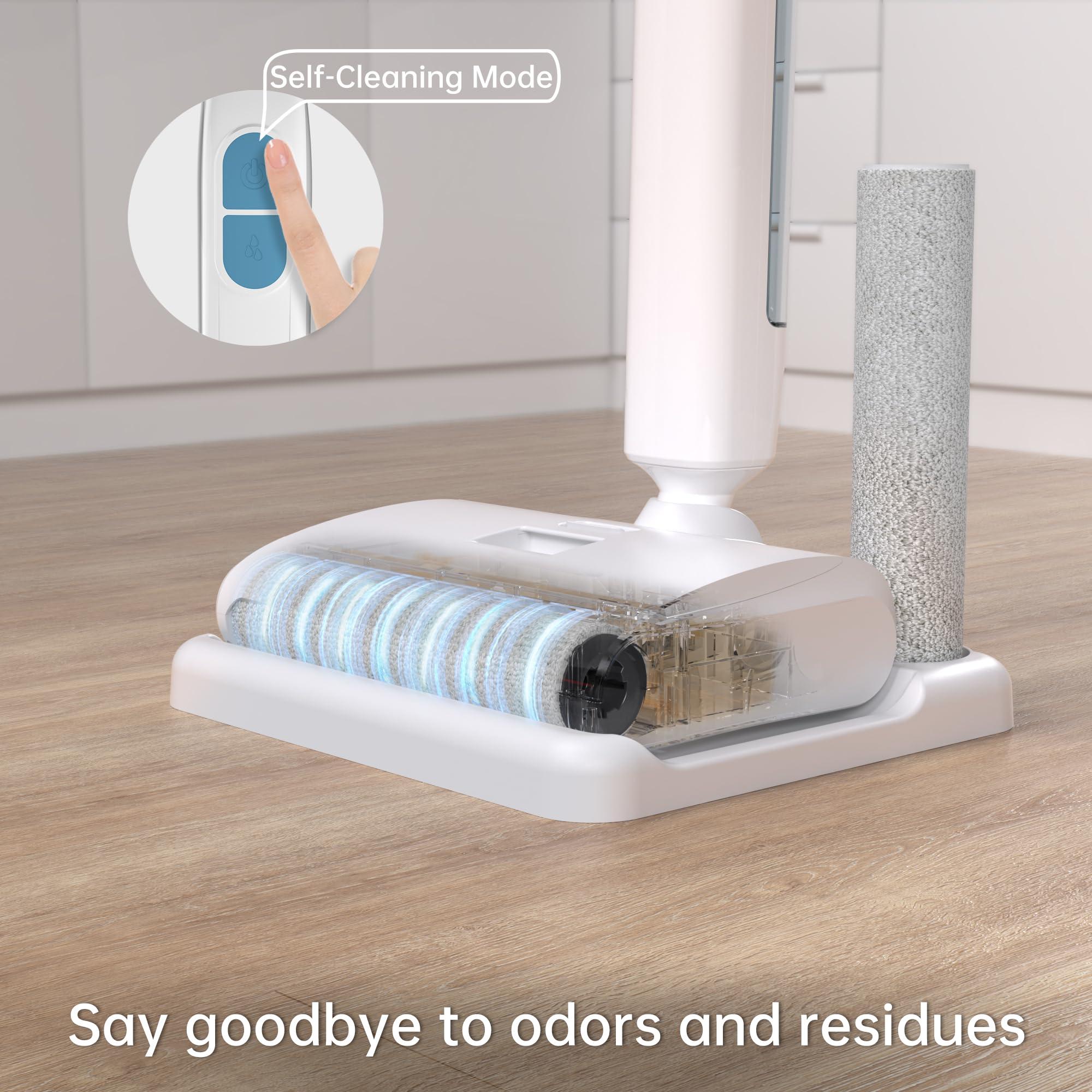 Wet Dry Vacuum Cleaner Cordless Mop,Upgraded Electric Mop,Quiet Self-Propelled Up to 60 Mins, Dual Water Tank,Cordless Mop Vacuum Cleaner for Hardwood Floor Cleaning - Image 6